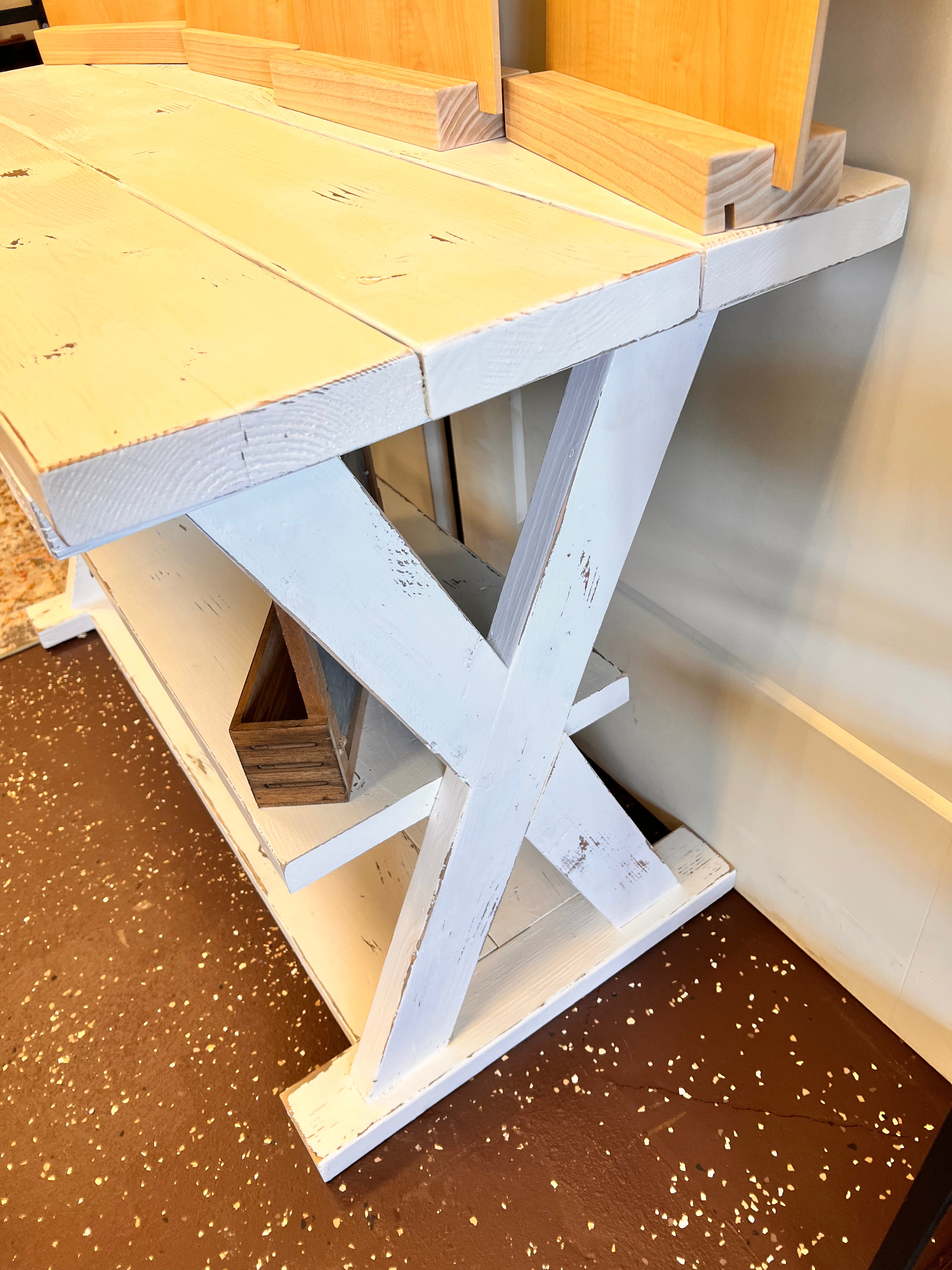 Solid Wood Farmhouse Table