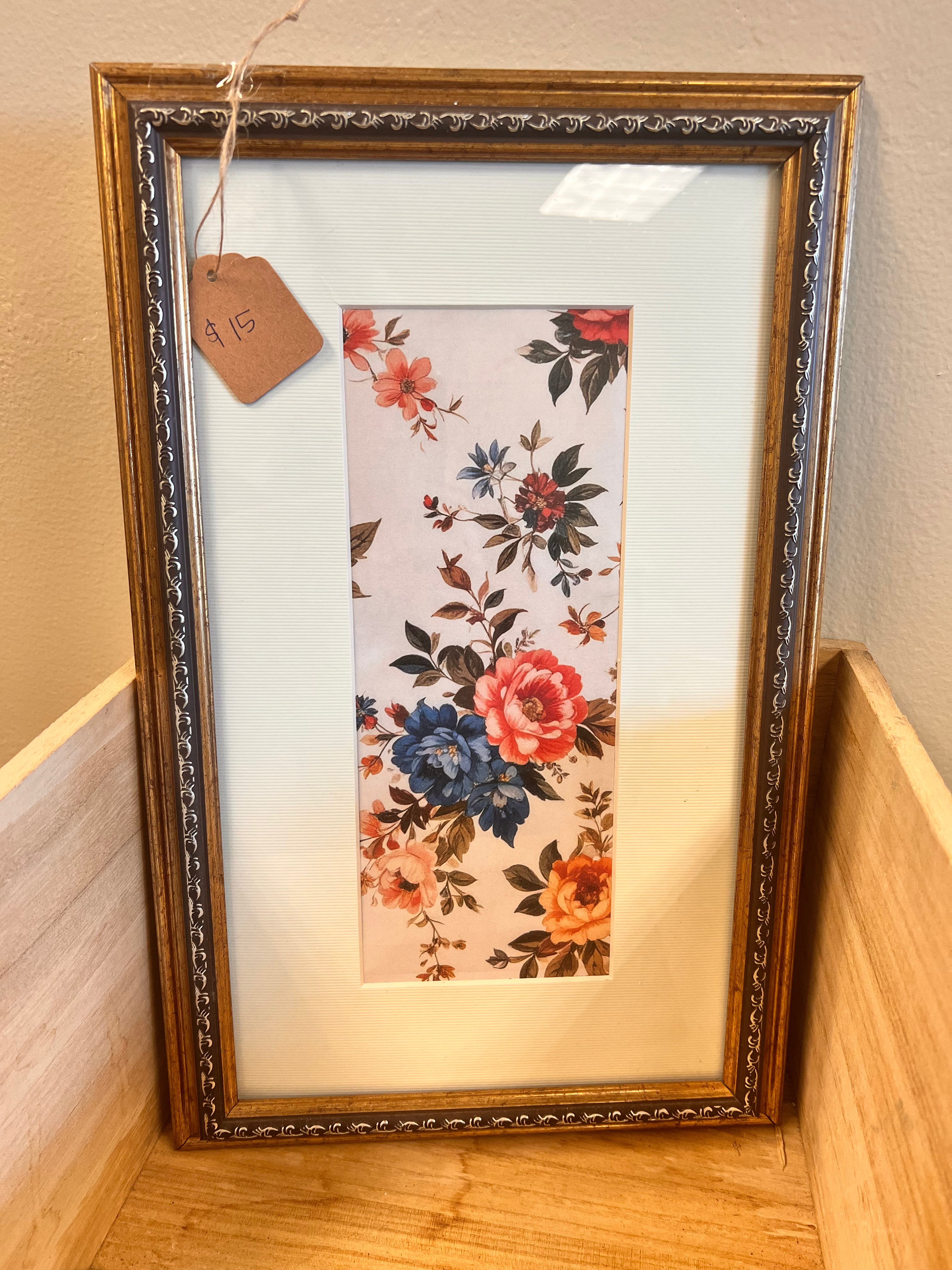 Floral Framed Decor