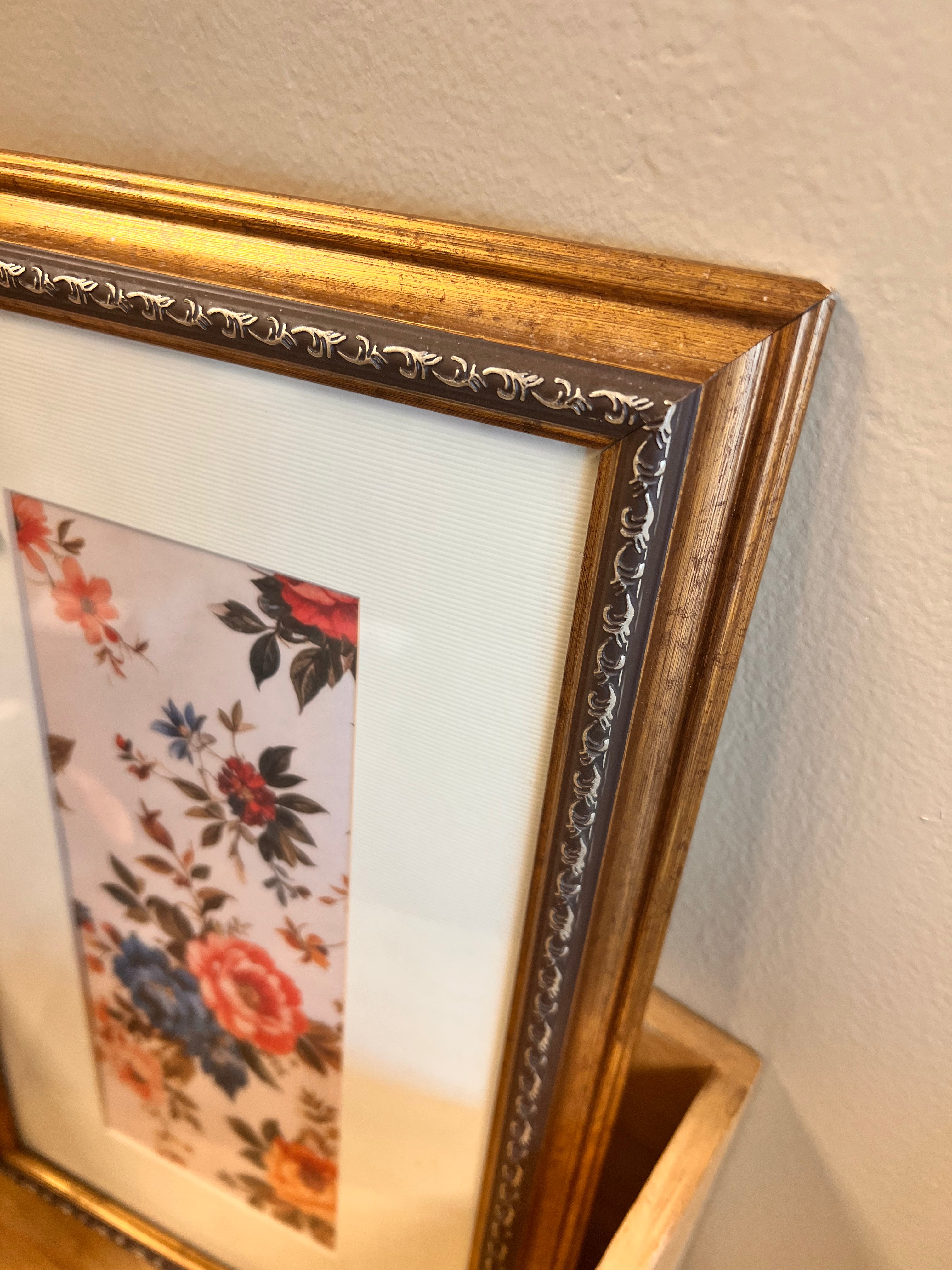 Floral Framed Decor