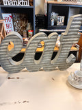 Metal Eat Sign