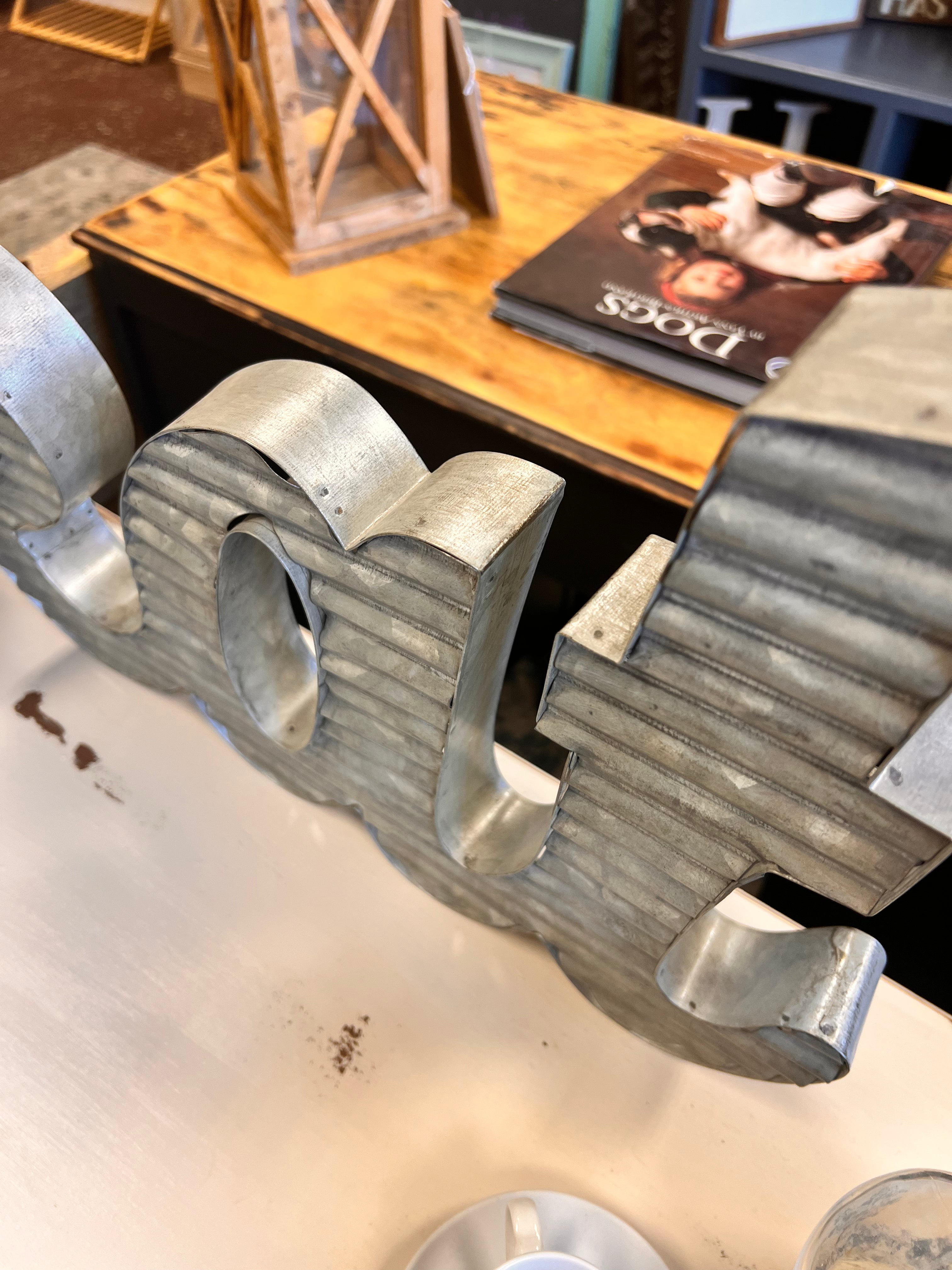 Metal Eat Sign
