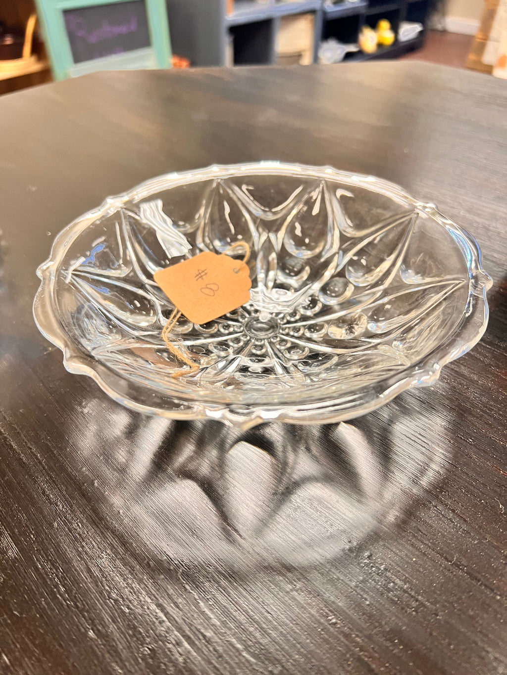 Vintage Teardrop Footed Bowl