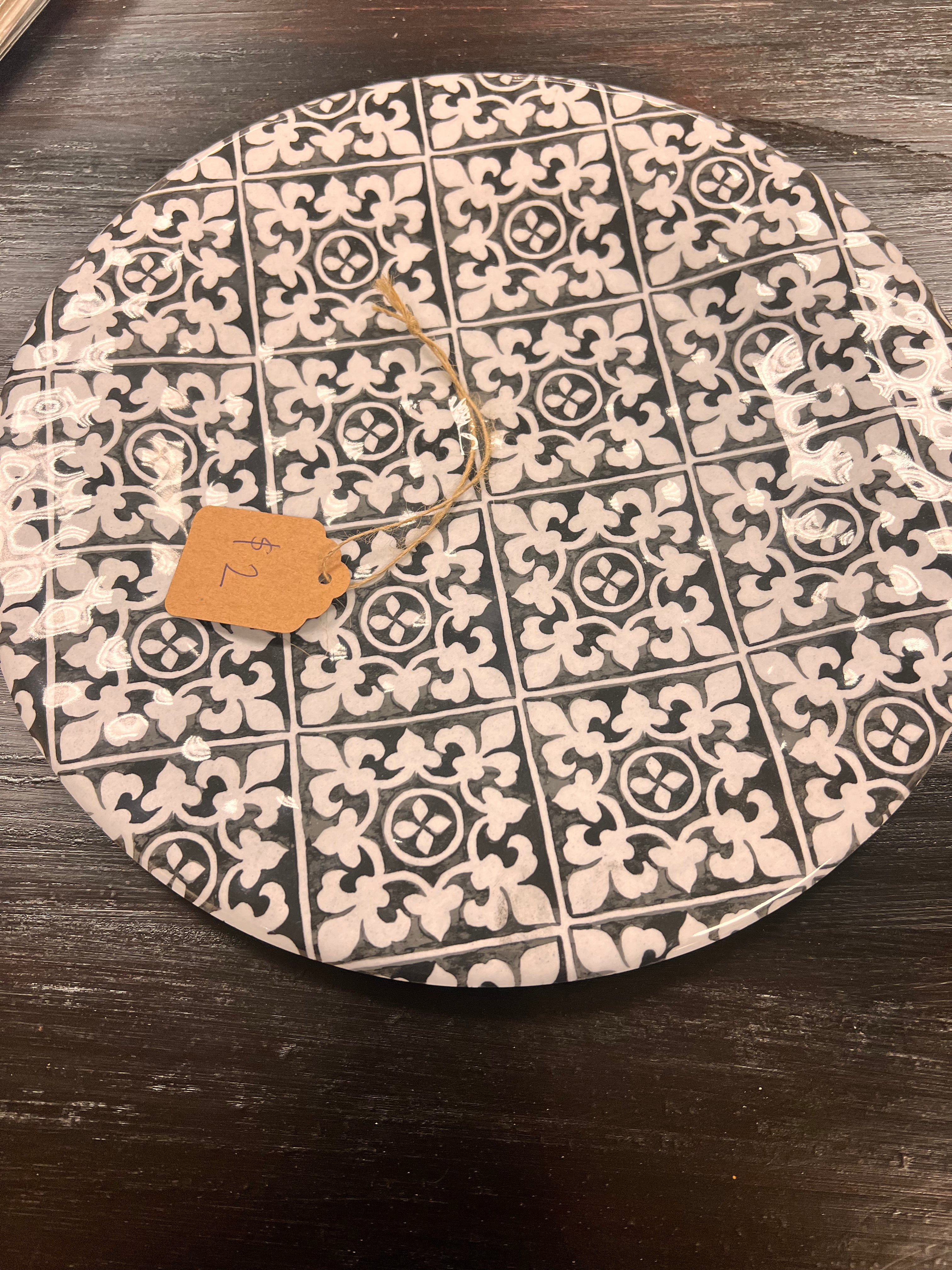 Black & White Plate