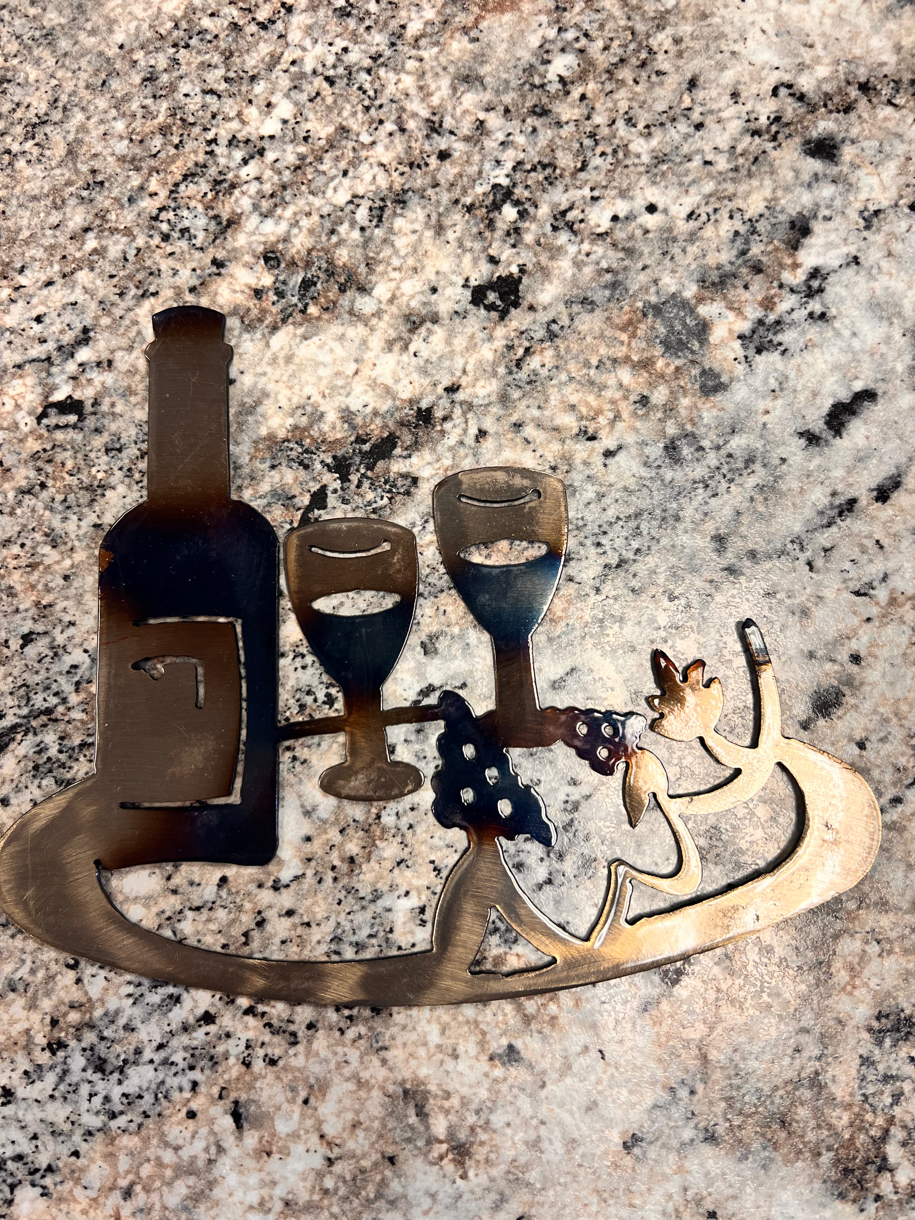 Metal Wine Art
