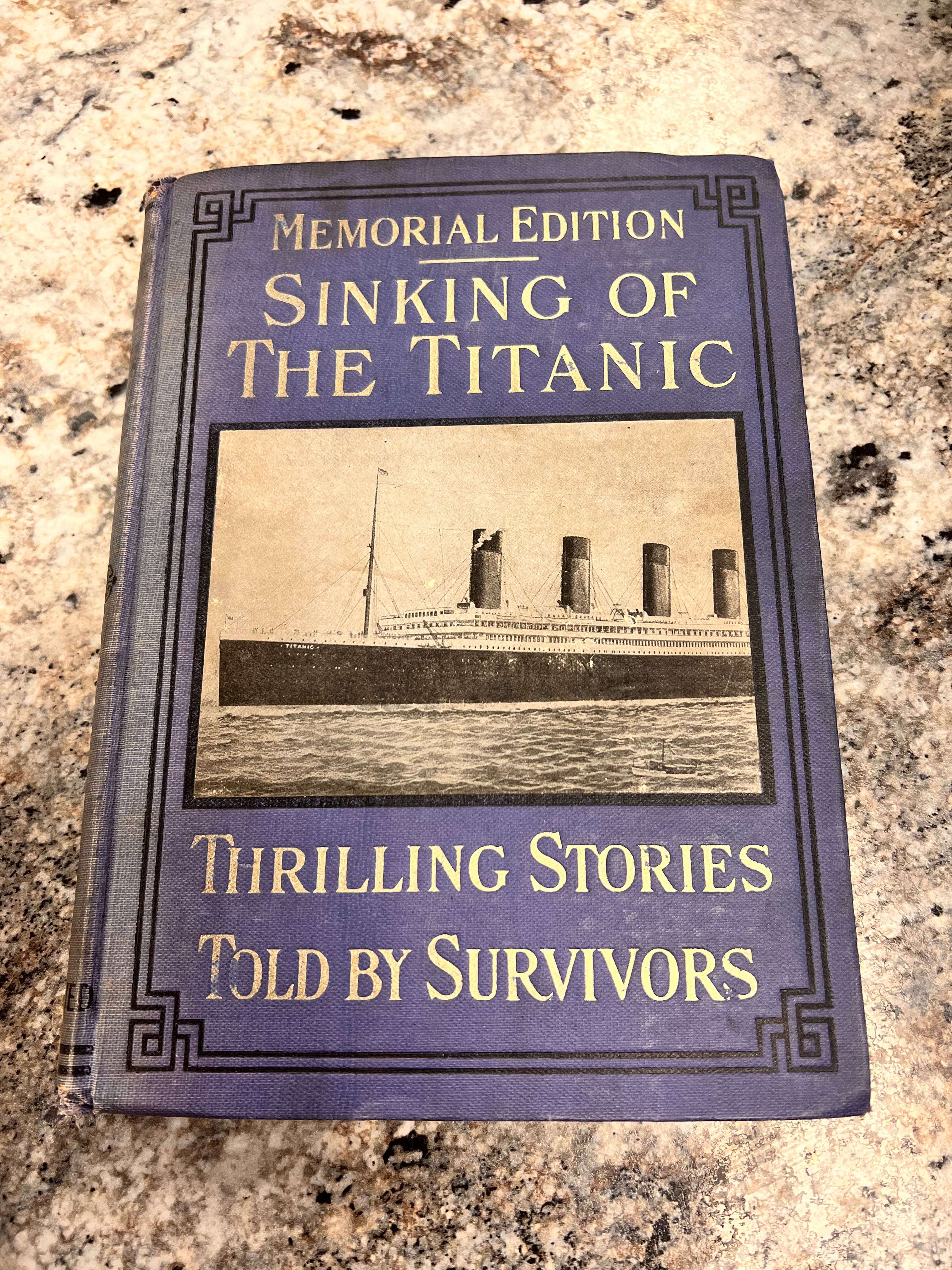 1912 Titanic Book