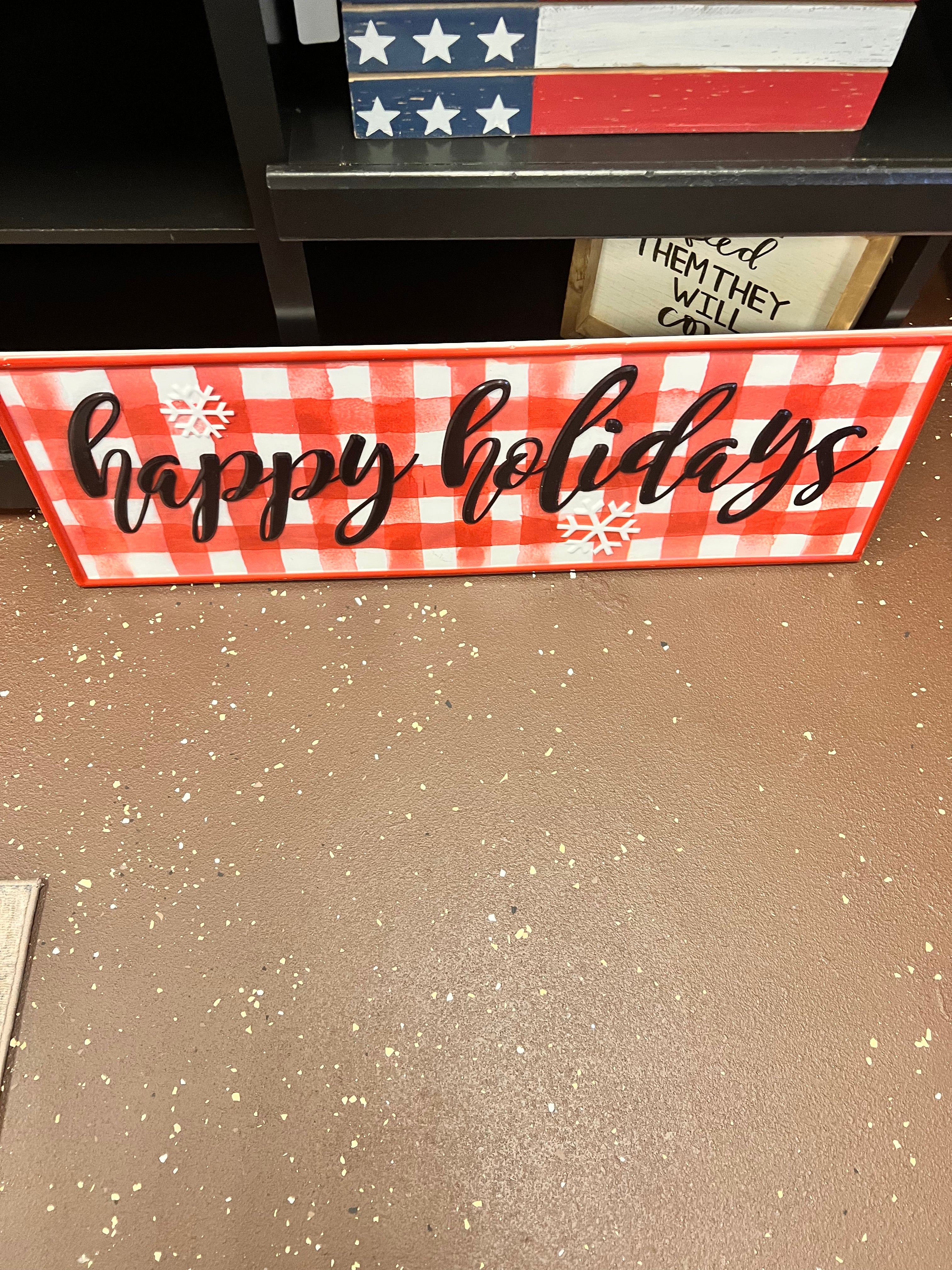 Happy Holidays Sign