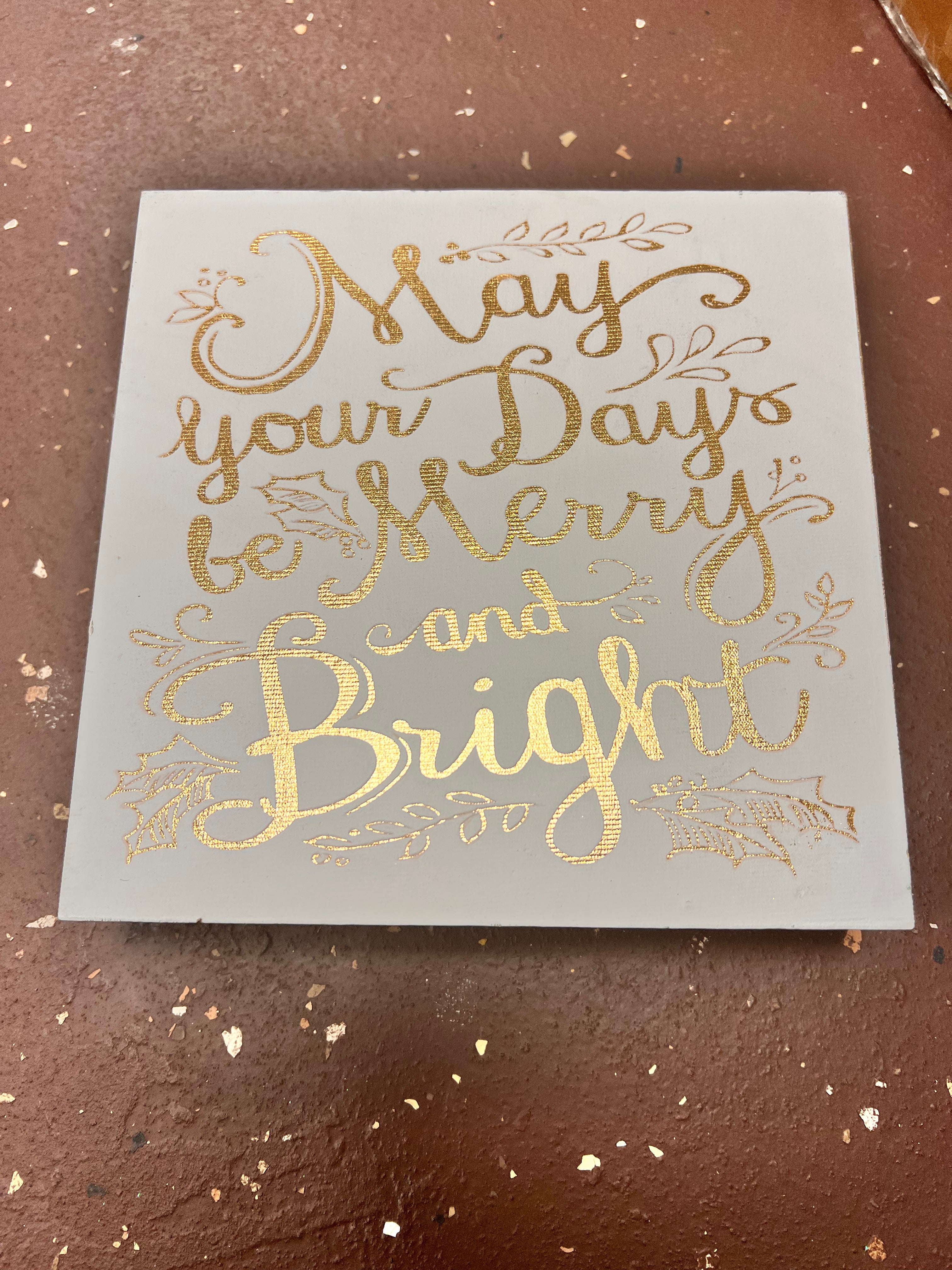 Merry&Bright Sign