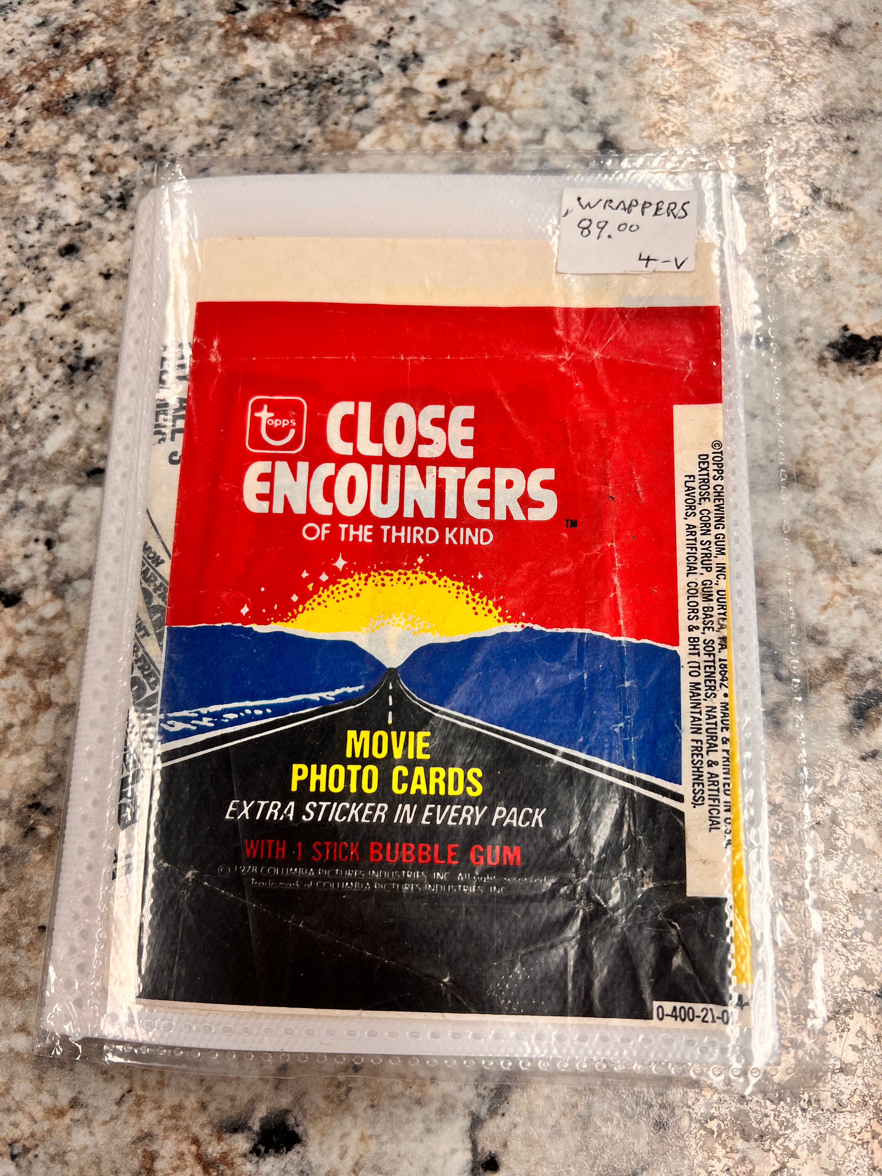 Gum Card Wrappers