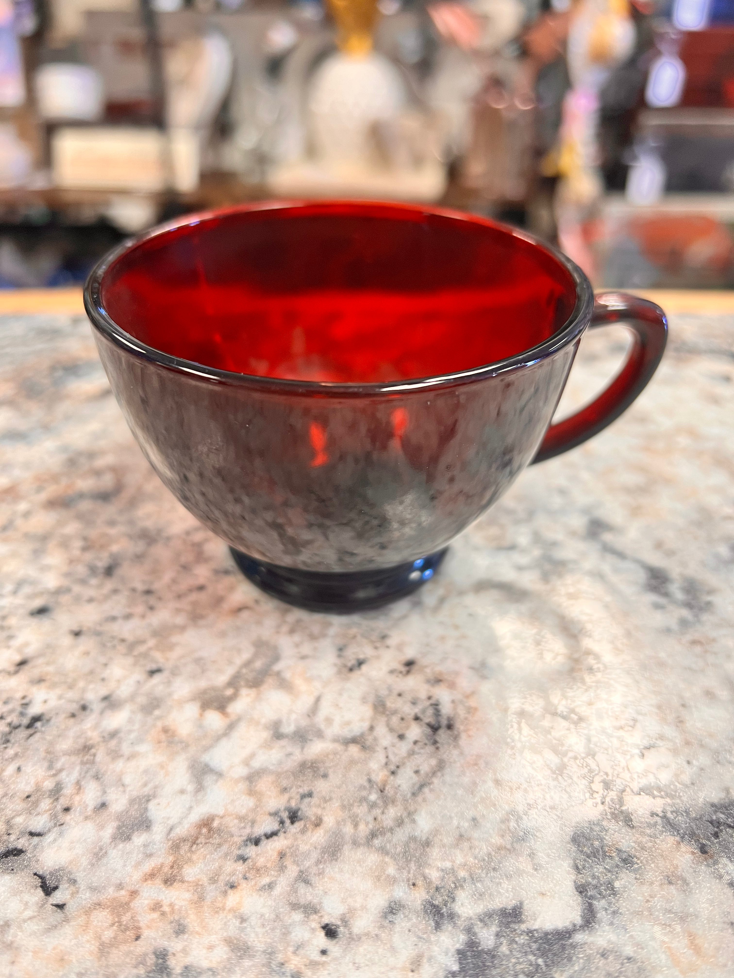 Vintage Ruby Cup