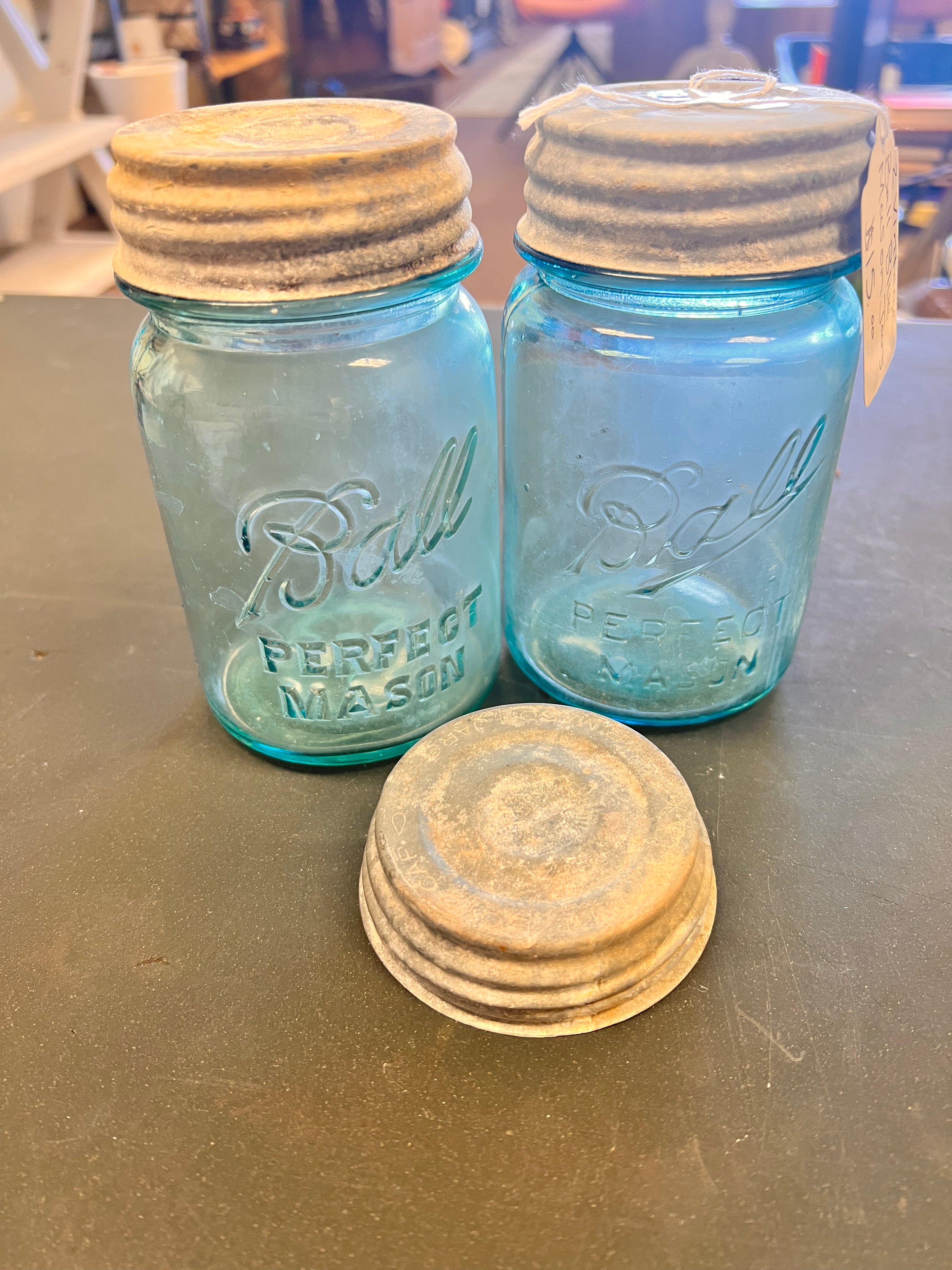 Vintage Ball Mason Jar Set
