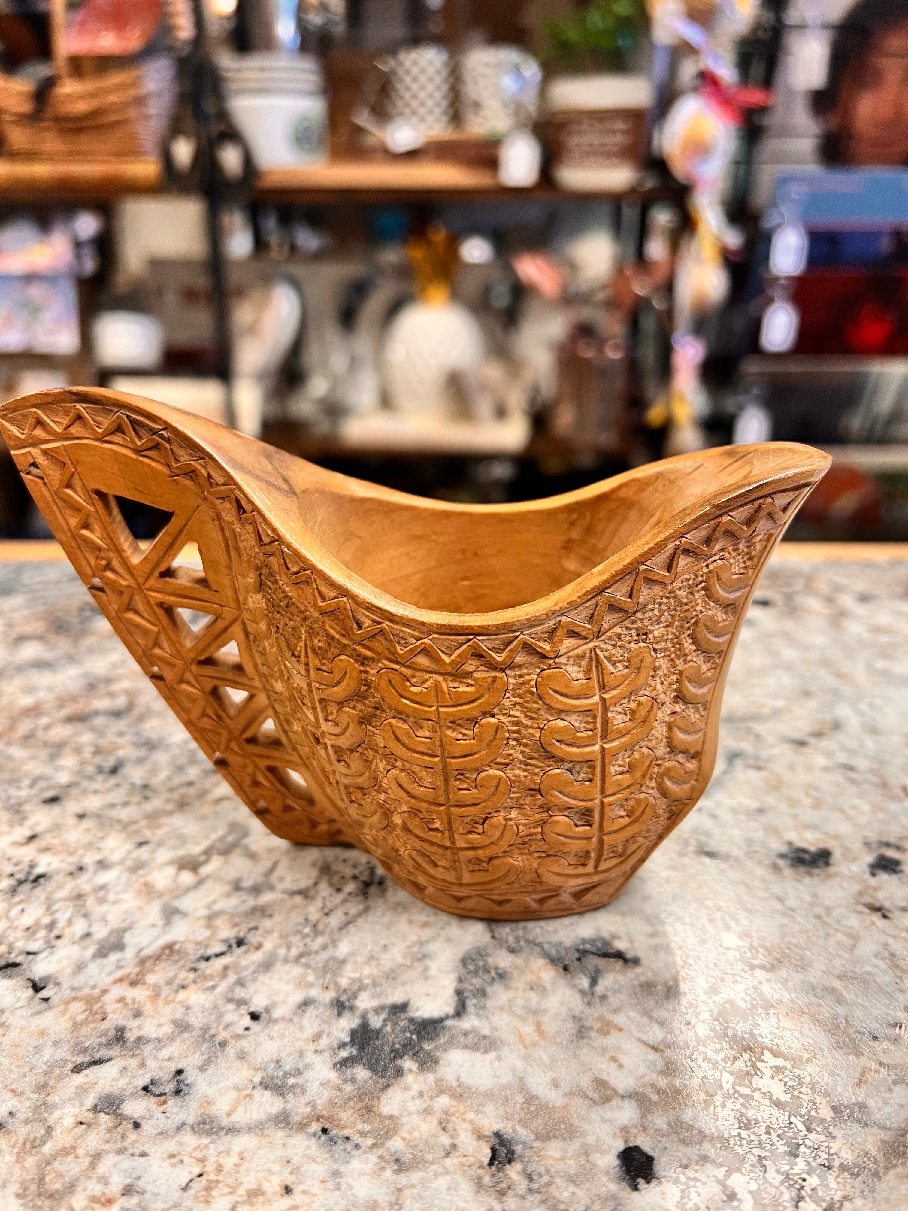 Hand Carved Cup
