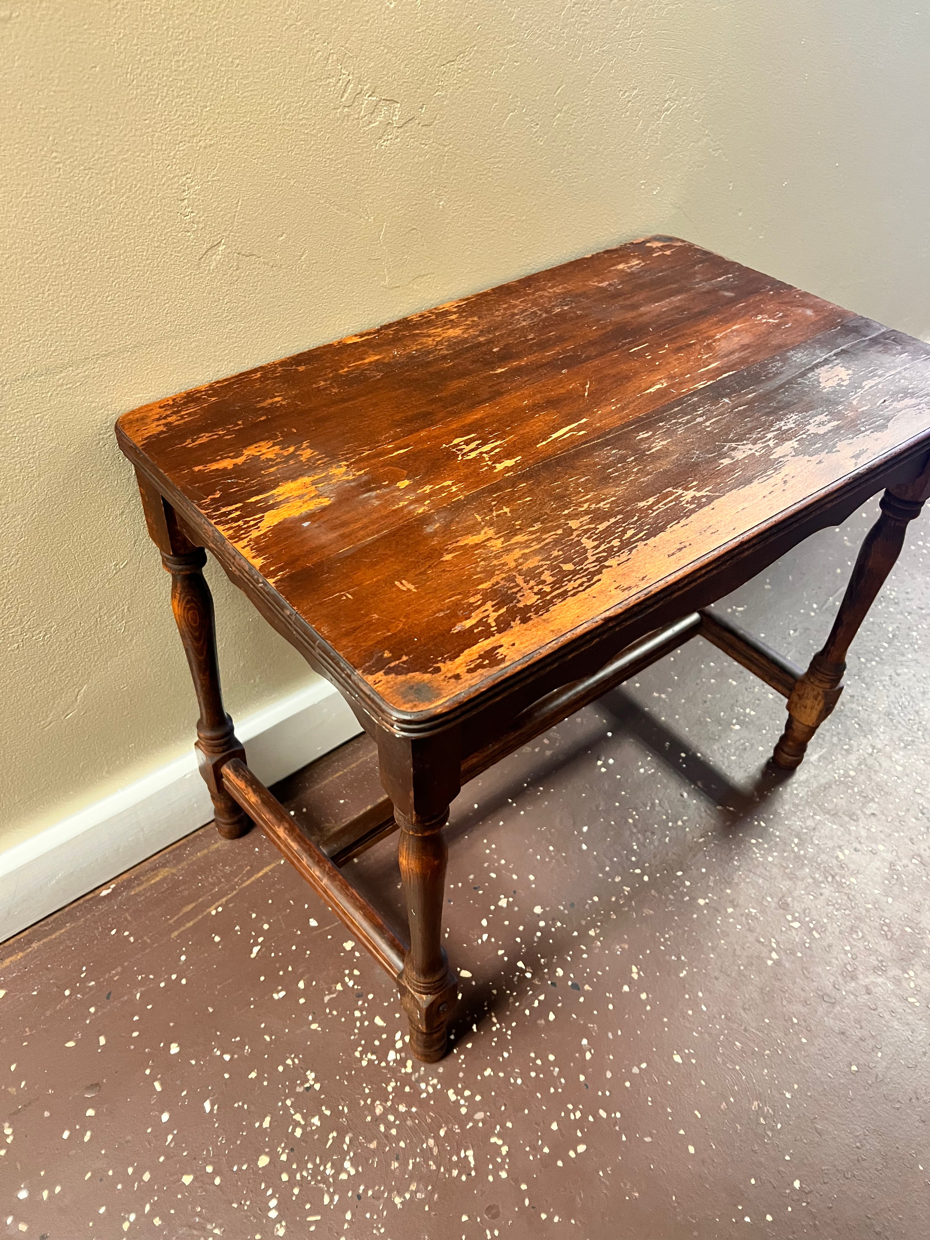 Wood Side Table