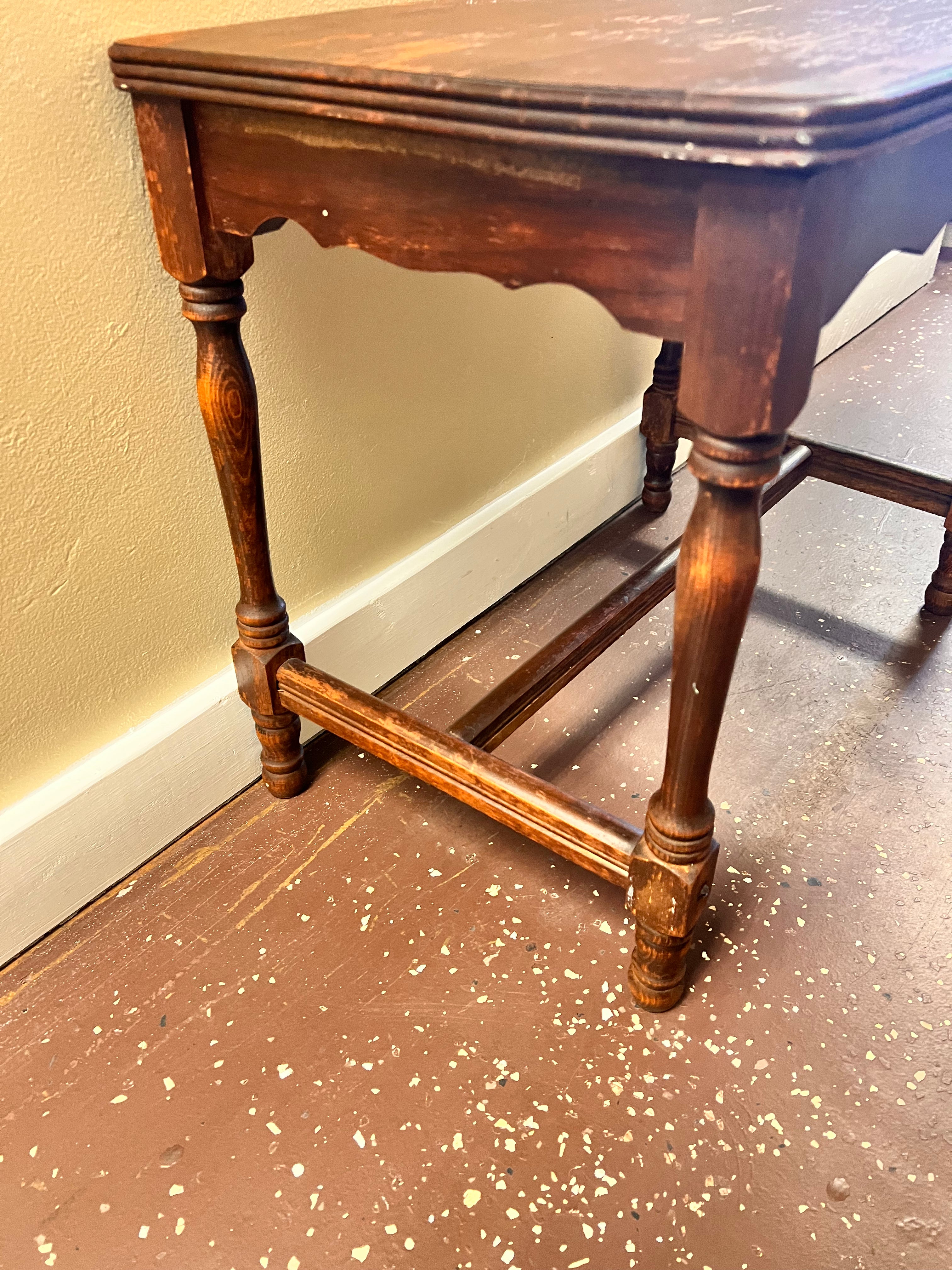Wood Side Table