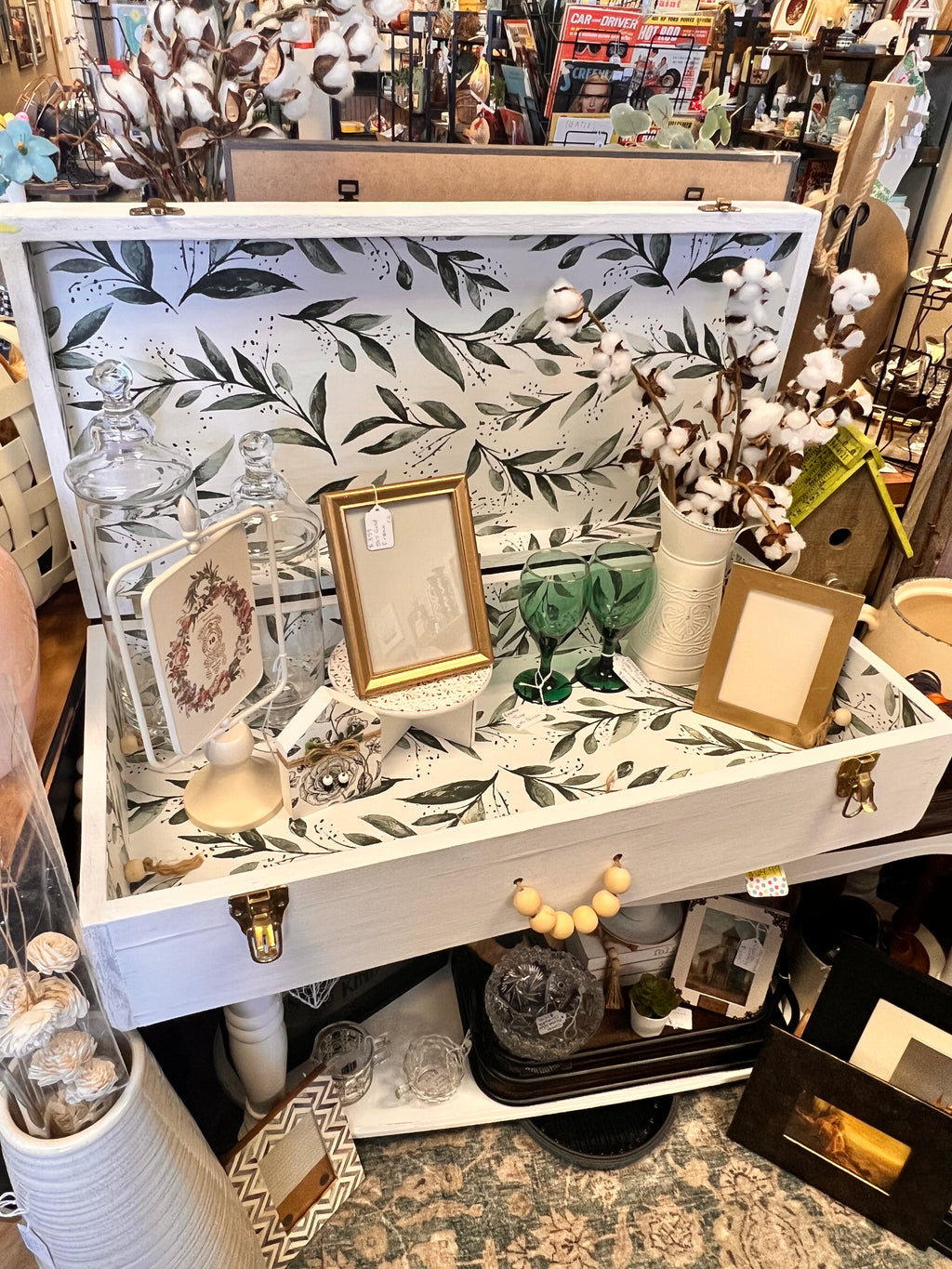 White Wood Chest