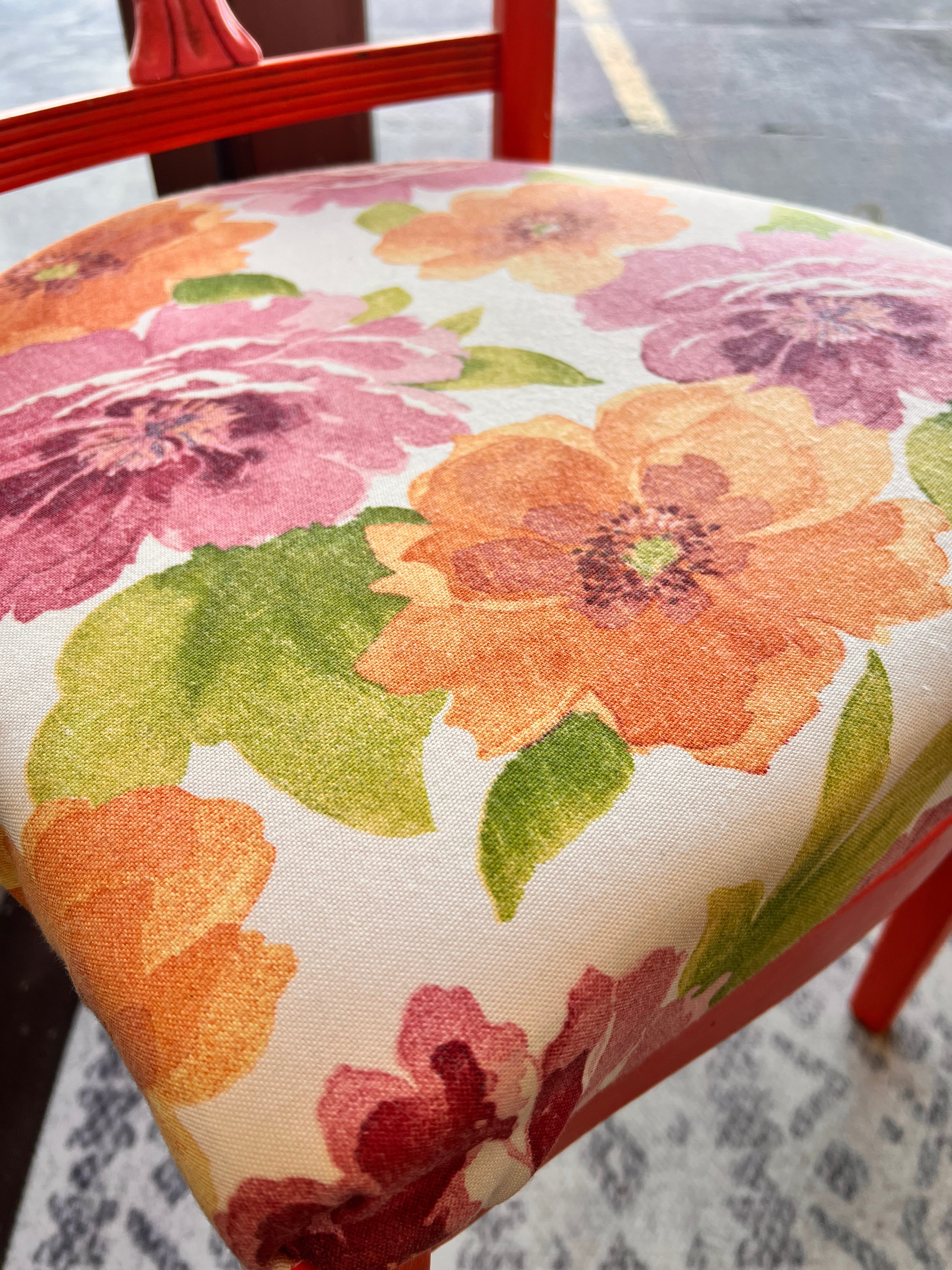 Floral Chair