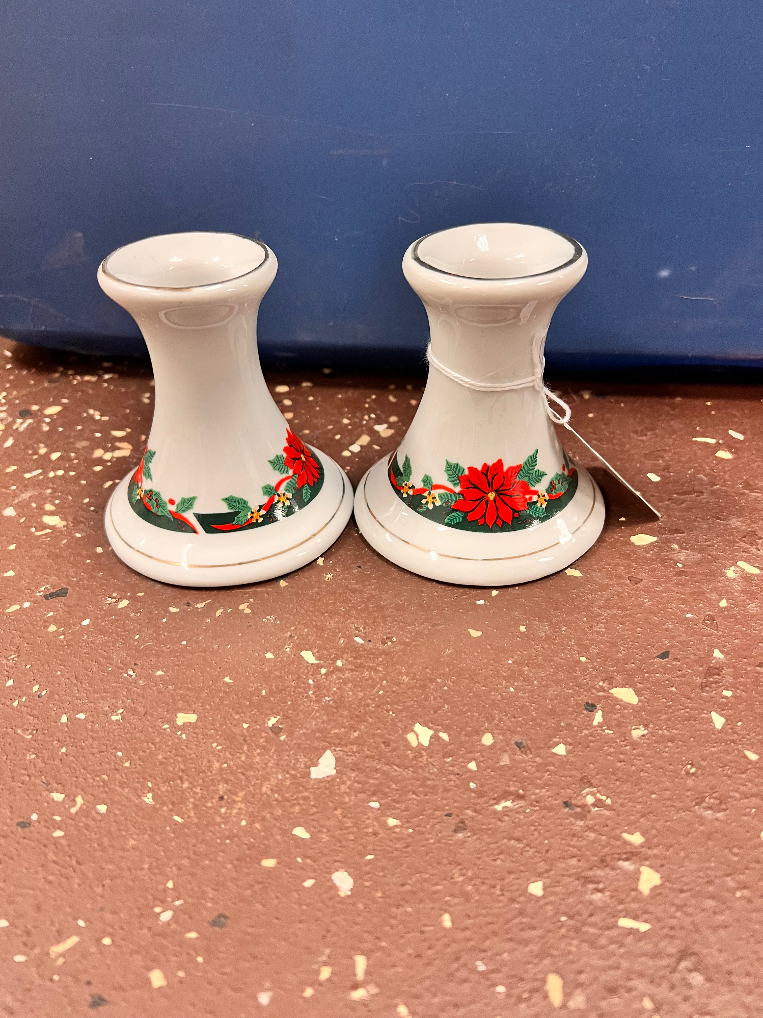 Poinsettias Set of 2