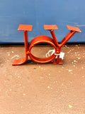 Metal Joy Sign