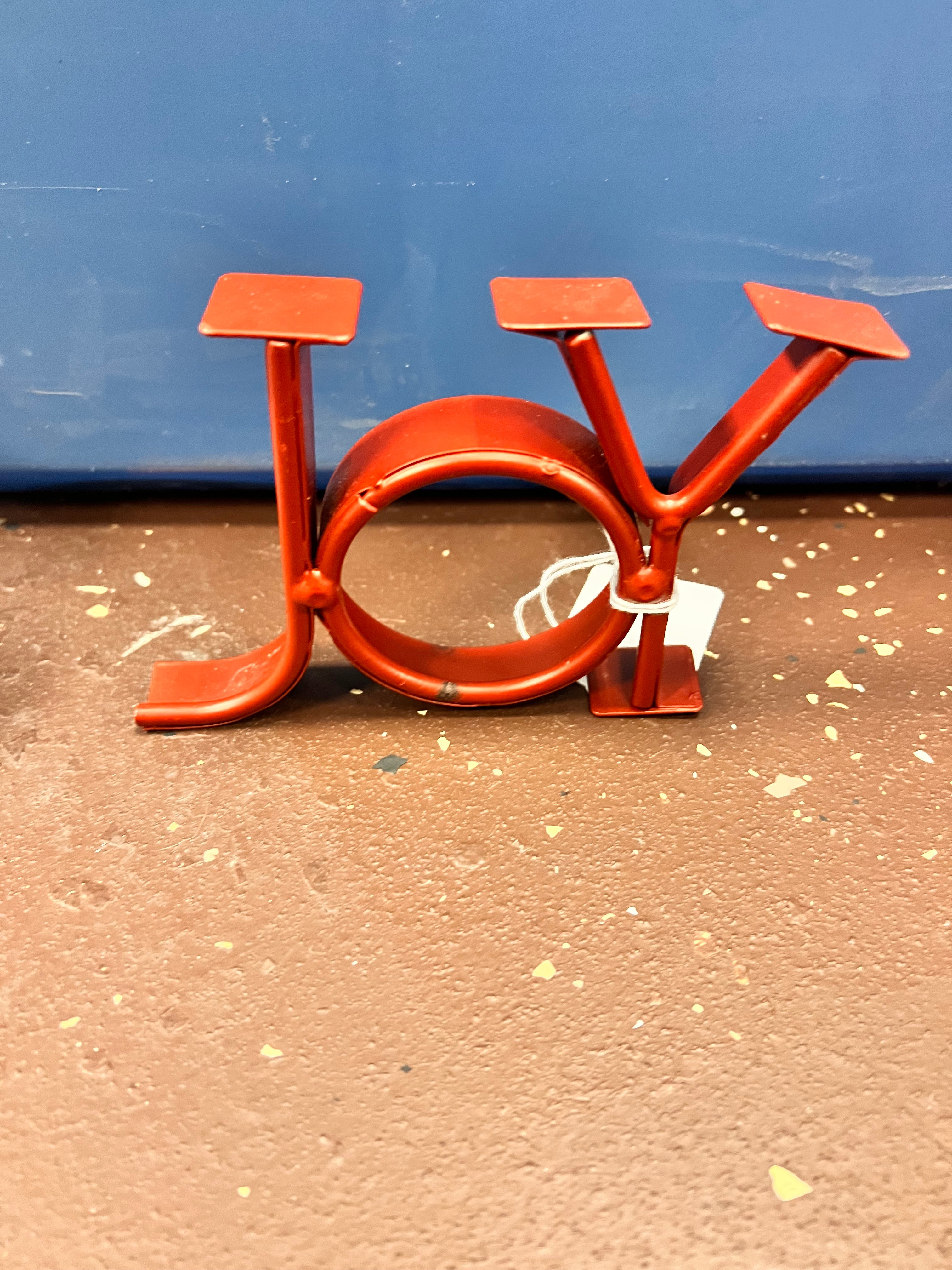 Metal Joy Sign
