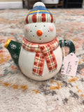 Snowman Teapot