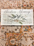 Christmas Bird Canvas