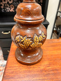 Hand Carved Lamp