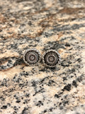 Button Stud Earrings