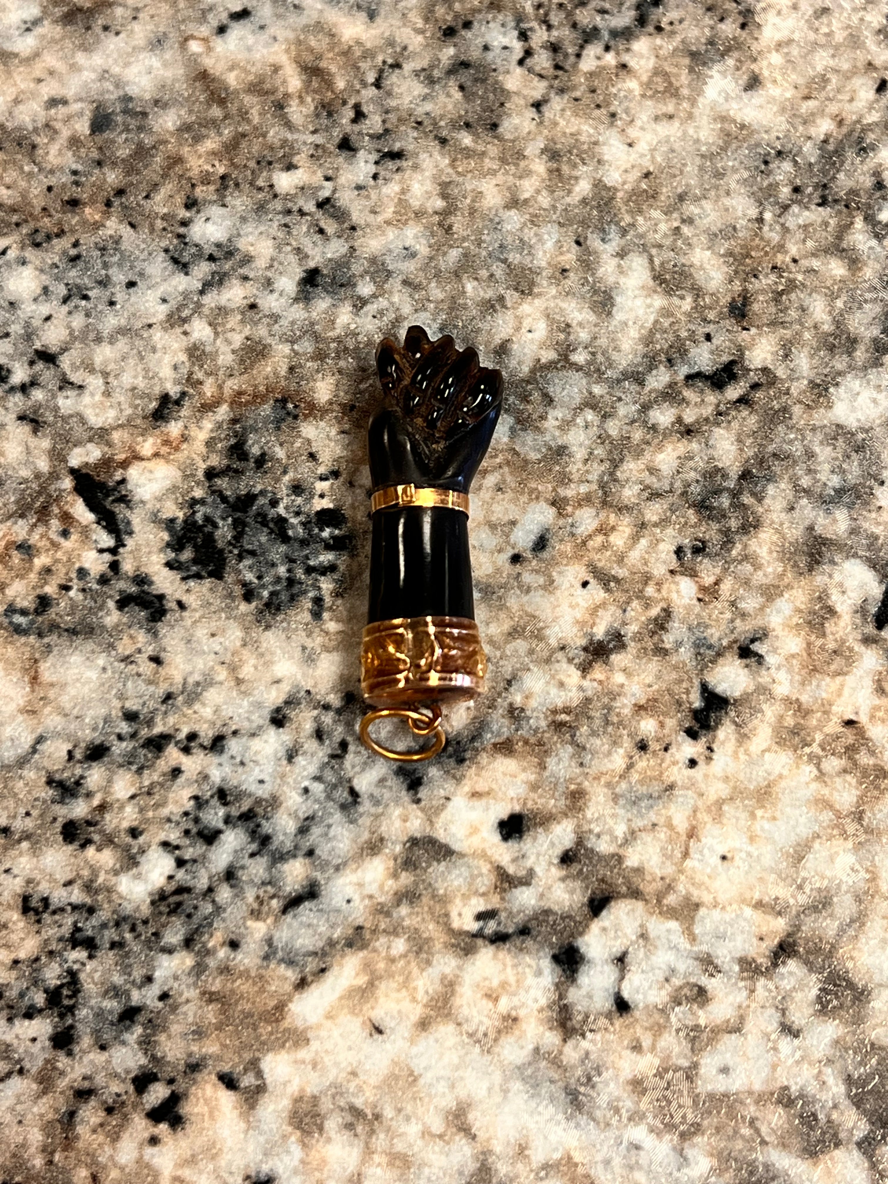 Antique Horn Pendant