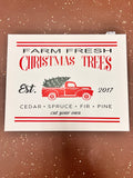 Christmas Trees Sign