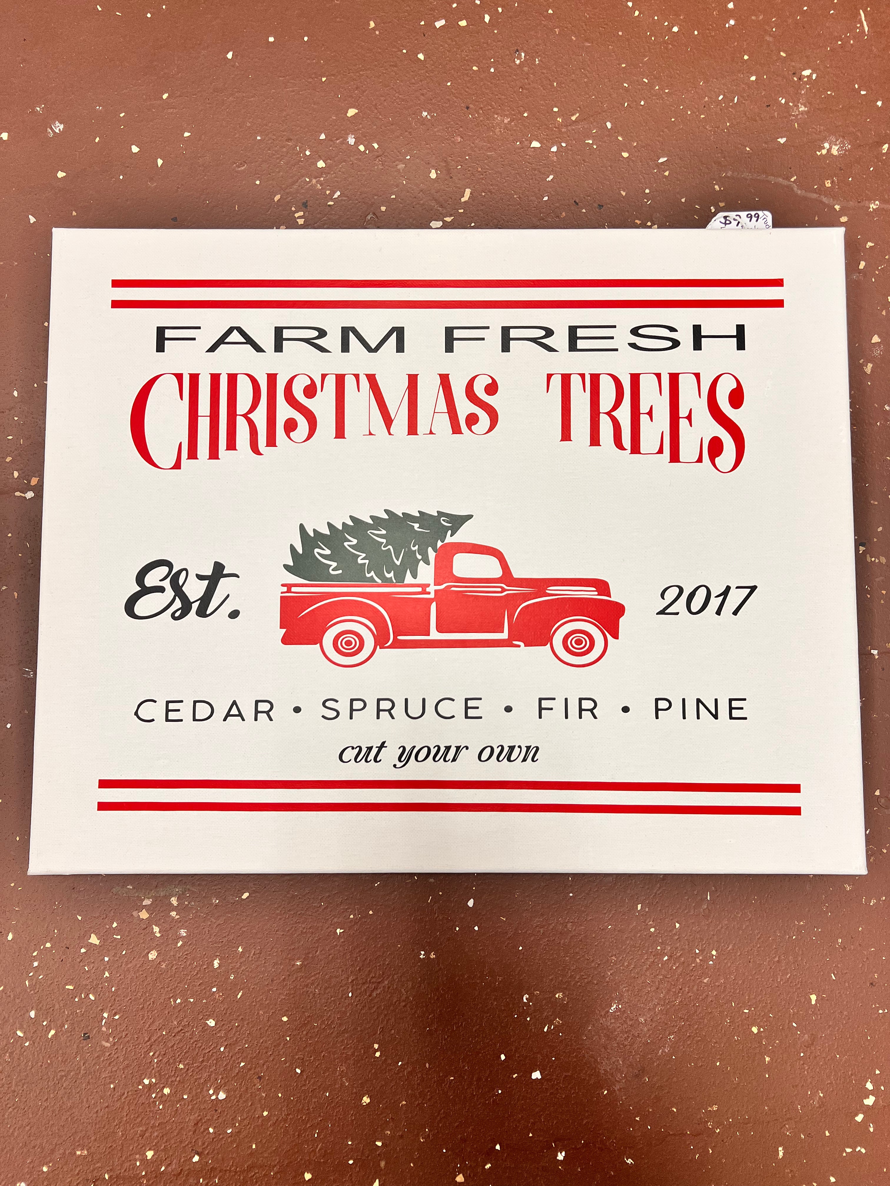 Christmas Trees Sign
