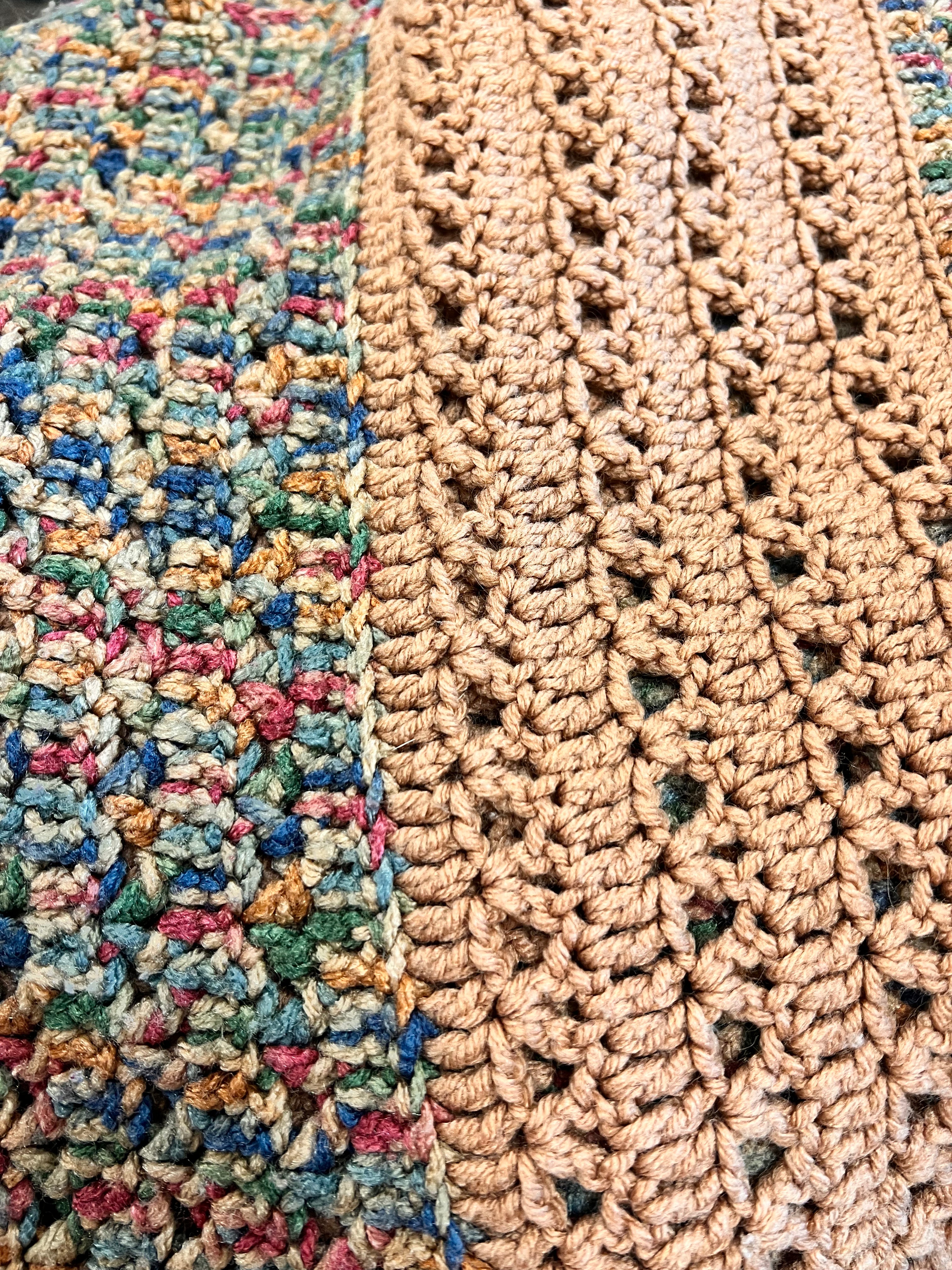 Brown Crochet Blanket