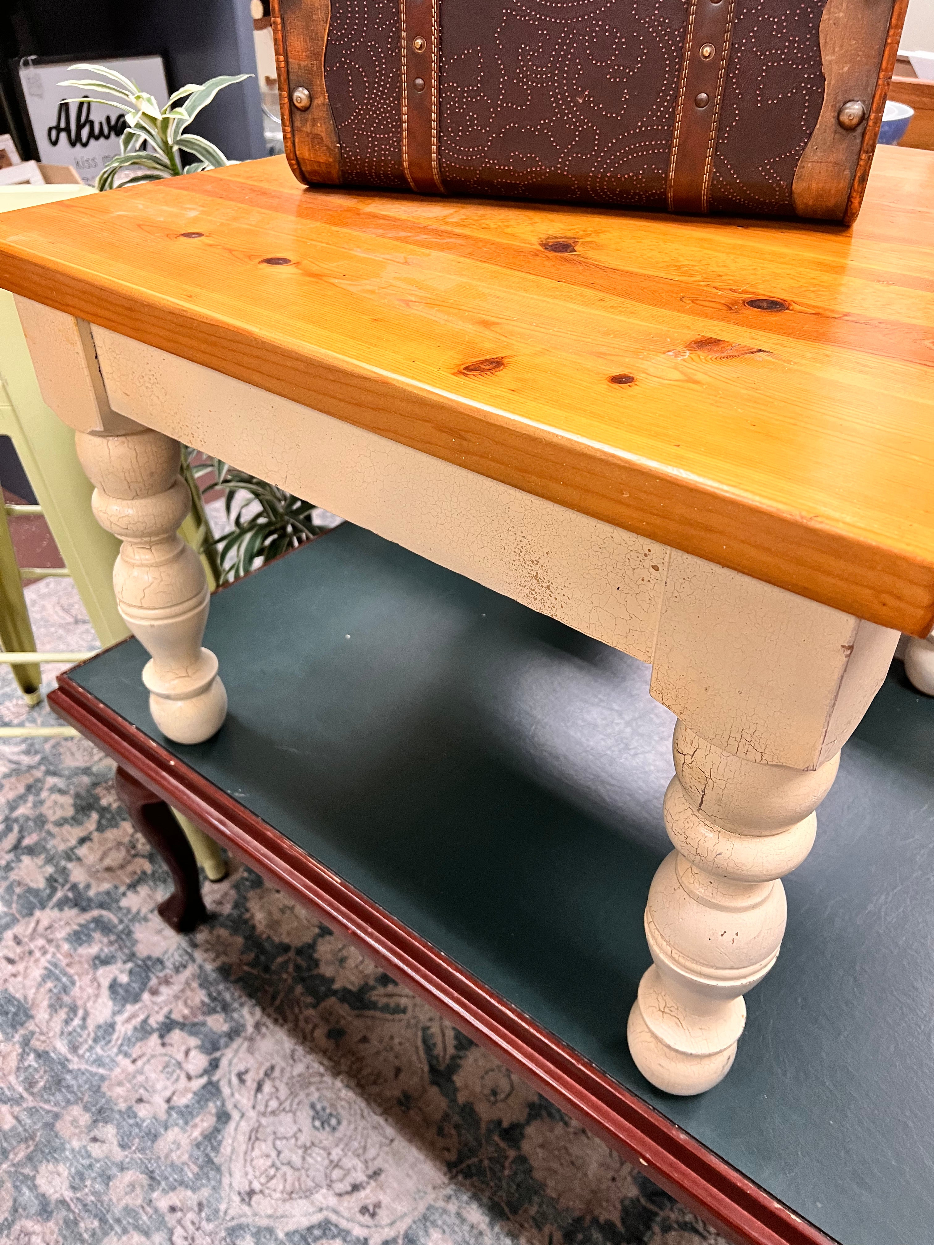 Wood Side Table