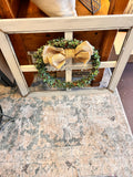 Wreath Welcome Sign
