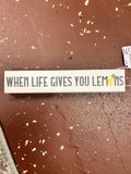 Lemon Sign