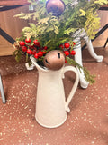 Pitcher Christmas Decor