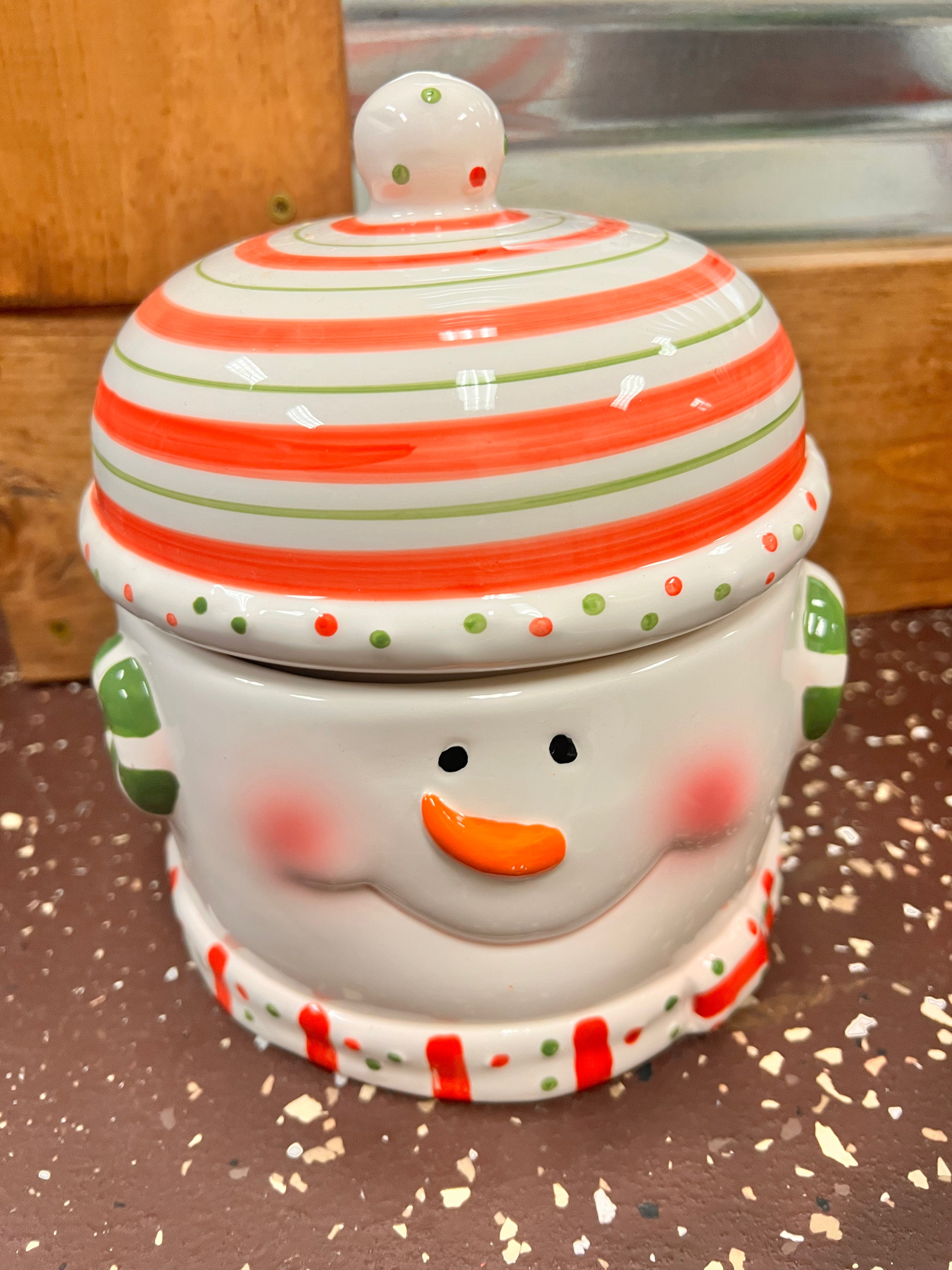 Snowman Cookie Jar