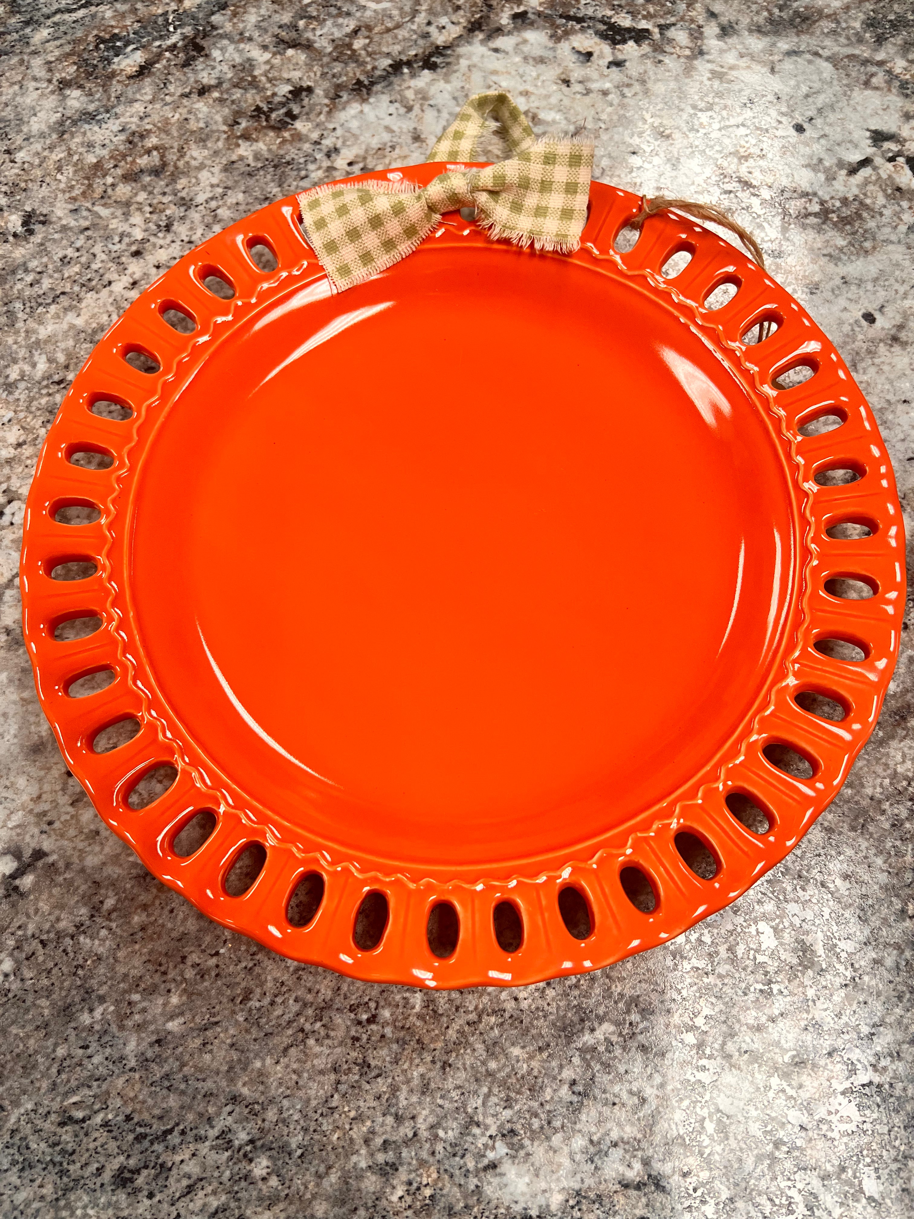 Orange Plate