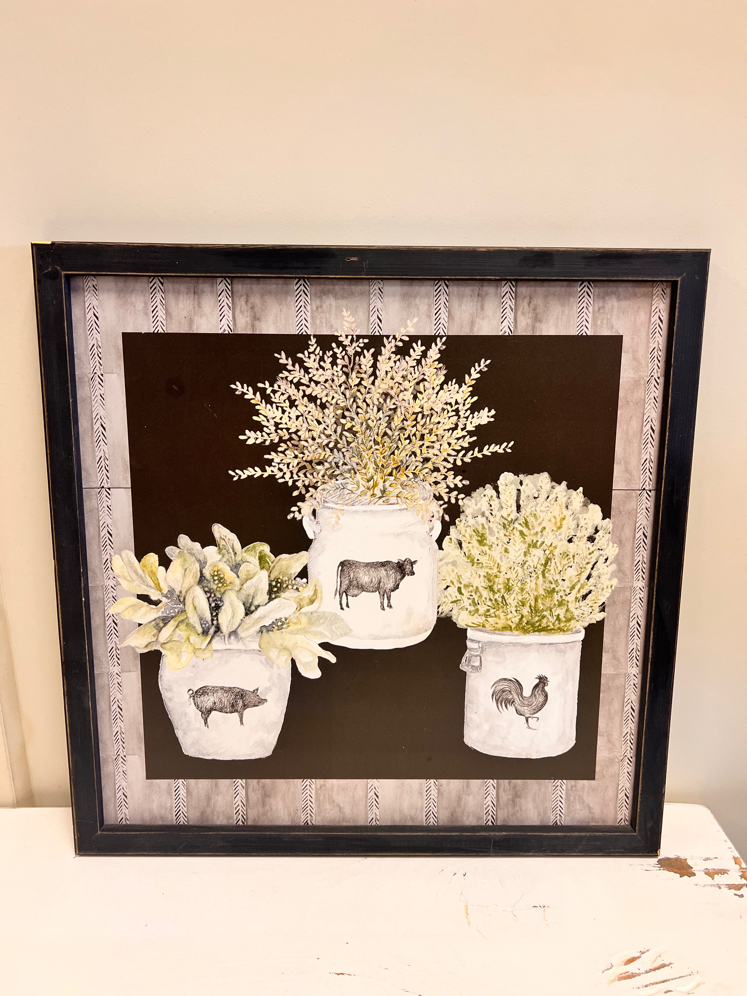 Cow Pig Sign