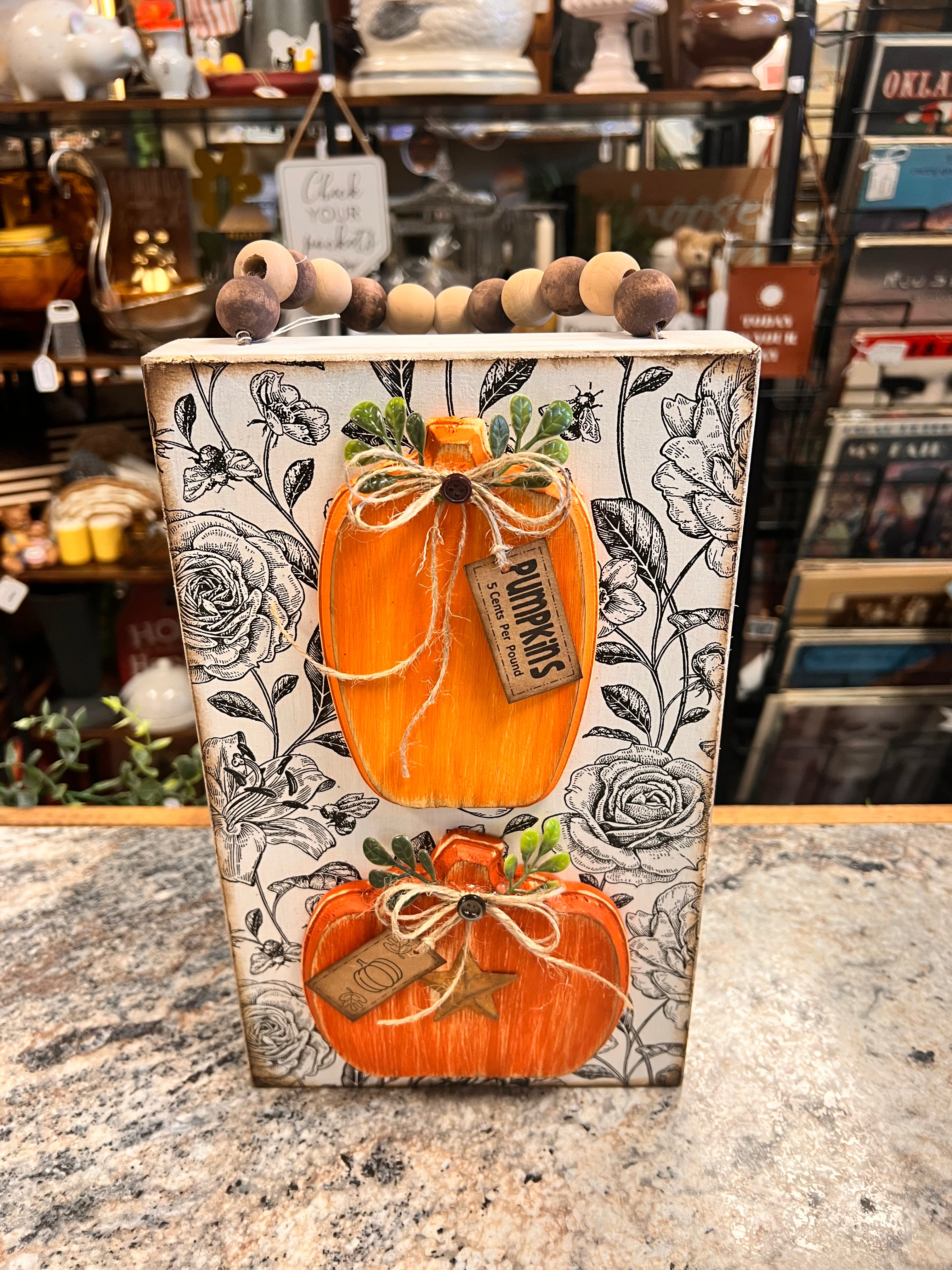 Pumpkin Sign