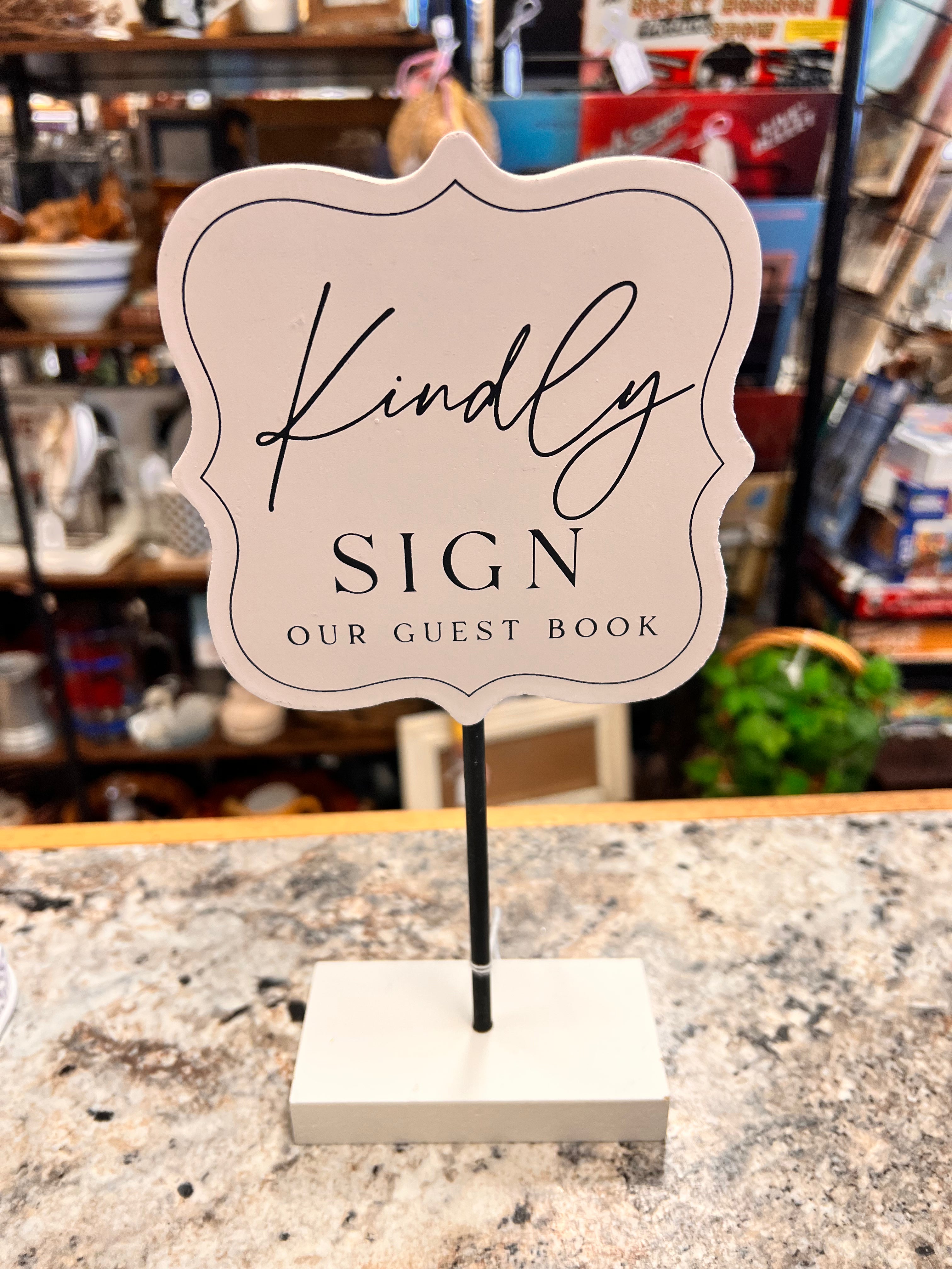 Guest Book Sign