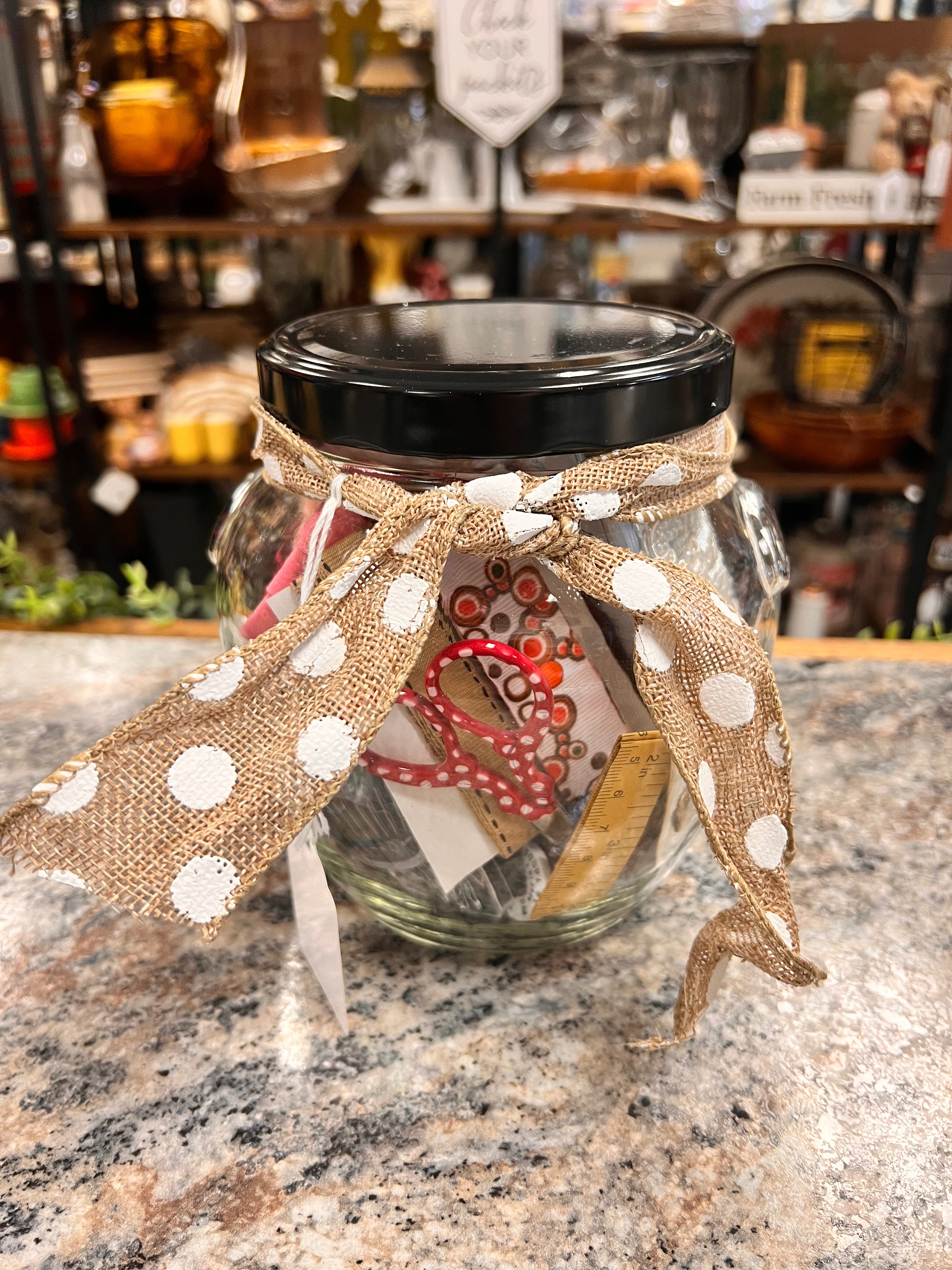 Sewing Jar