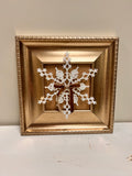 Gold Snowflake Decor