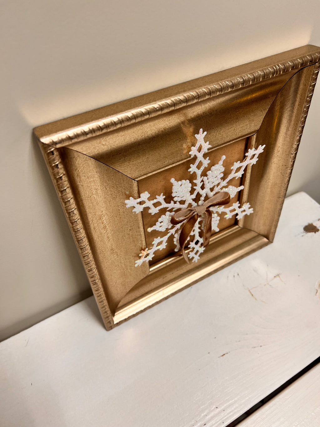 Gold Snowflake Decor