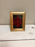 Snowflake Gold Frame