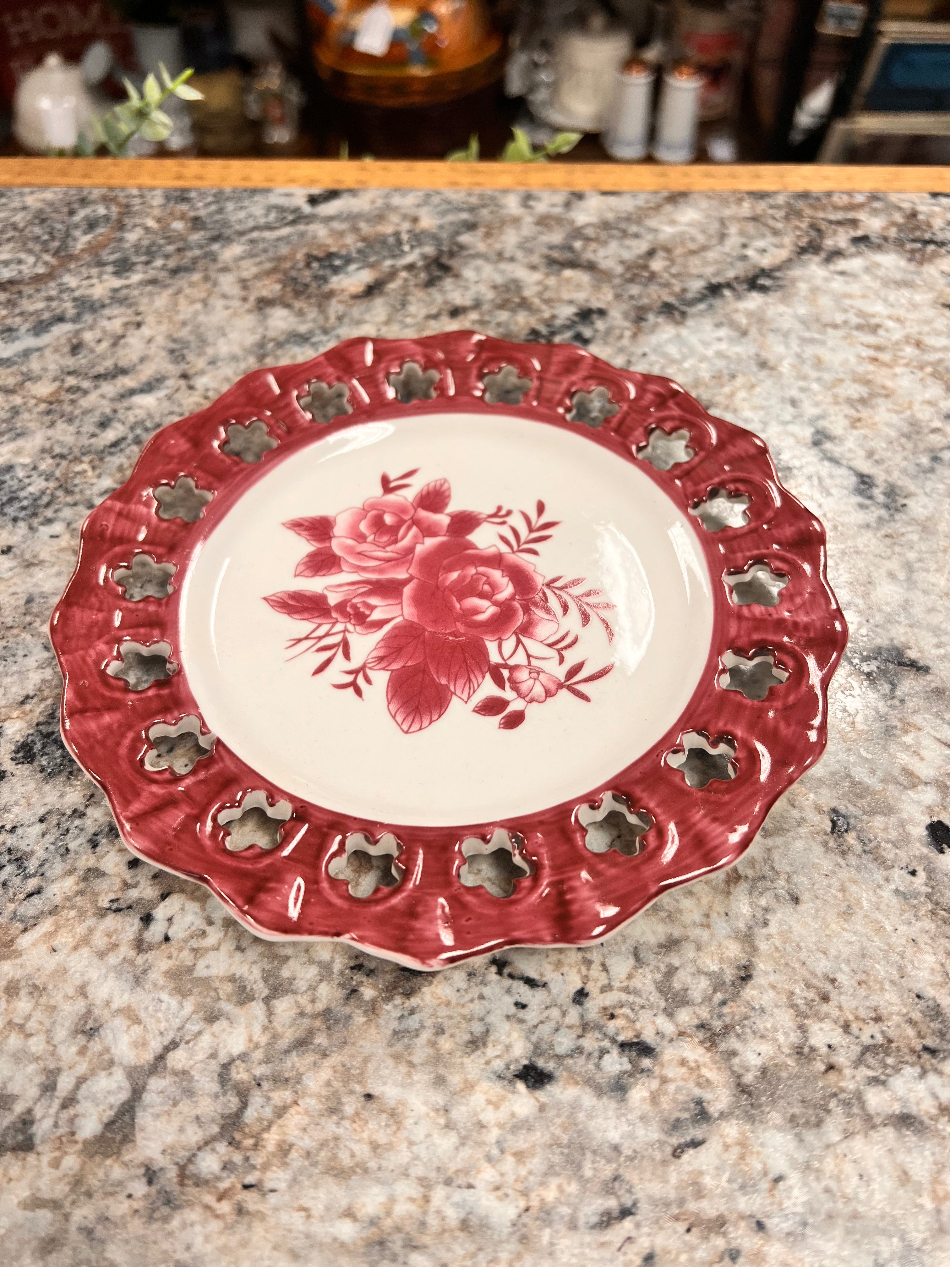 Floral Plate