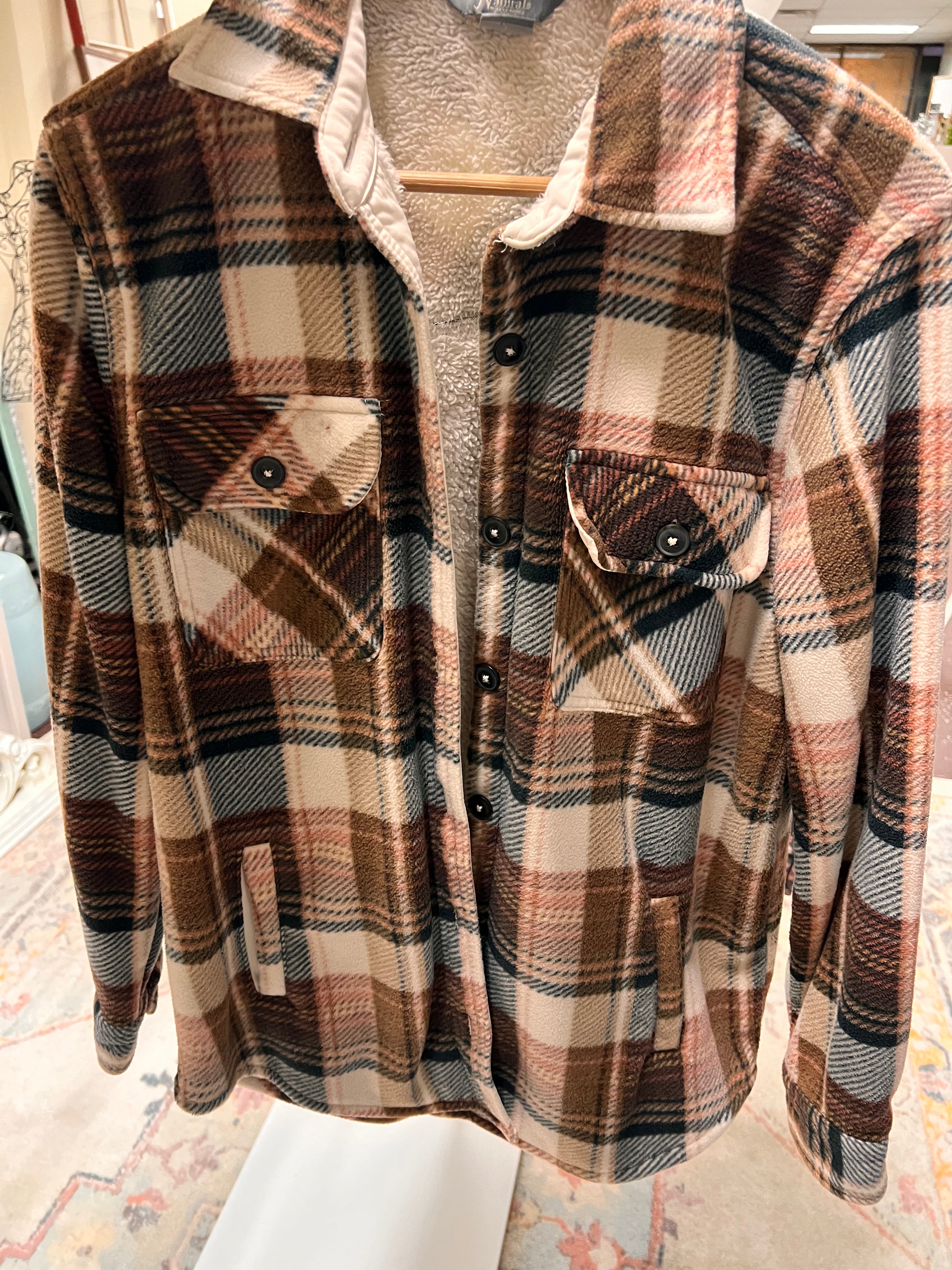 Plaid Sweater S