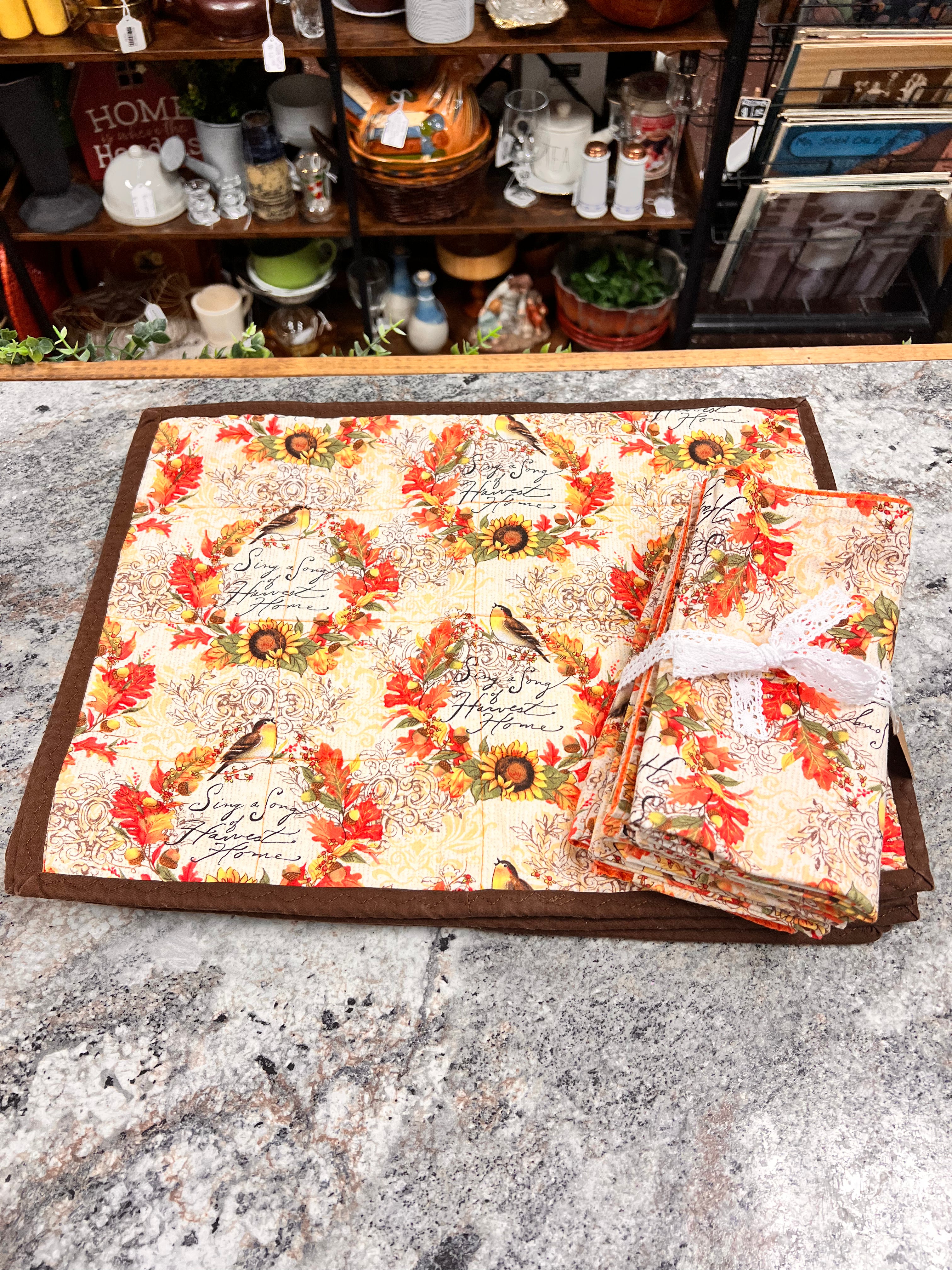 Placemat Napkin Set