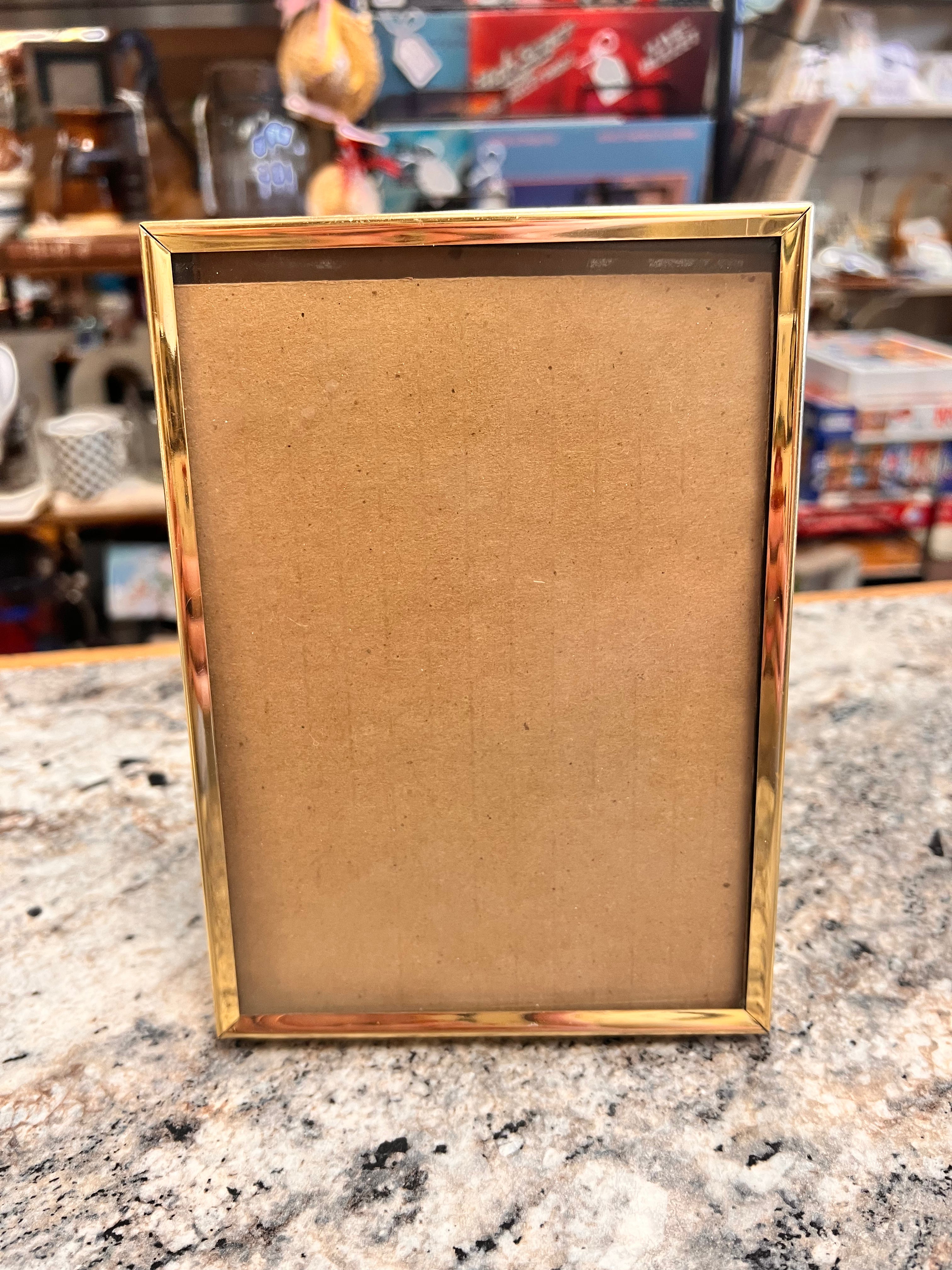 Vtg Gold Frame