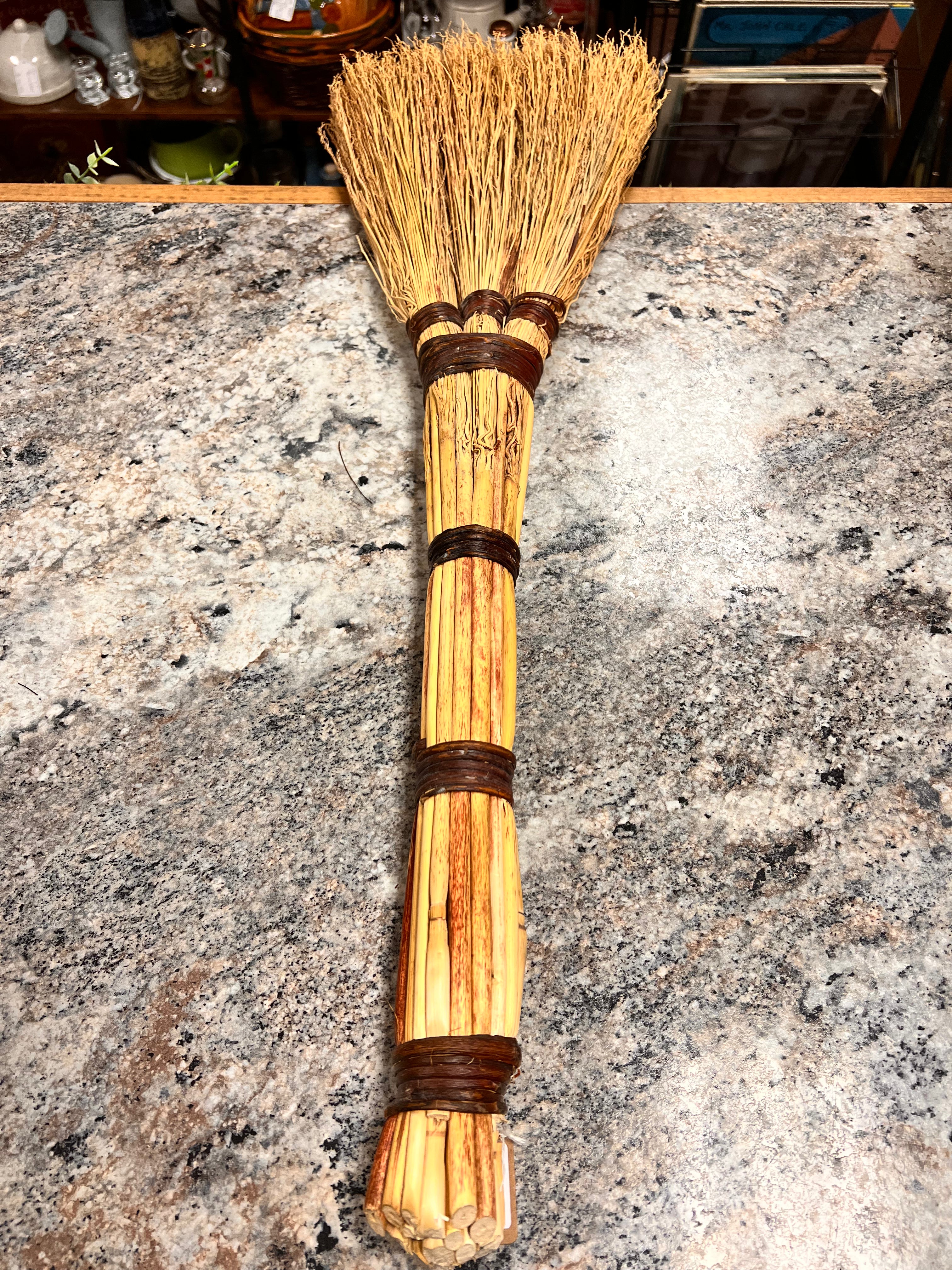 Vintage Straw Broom