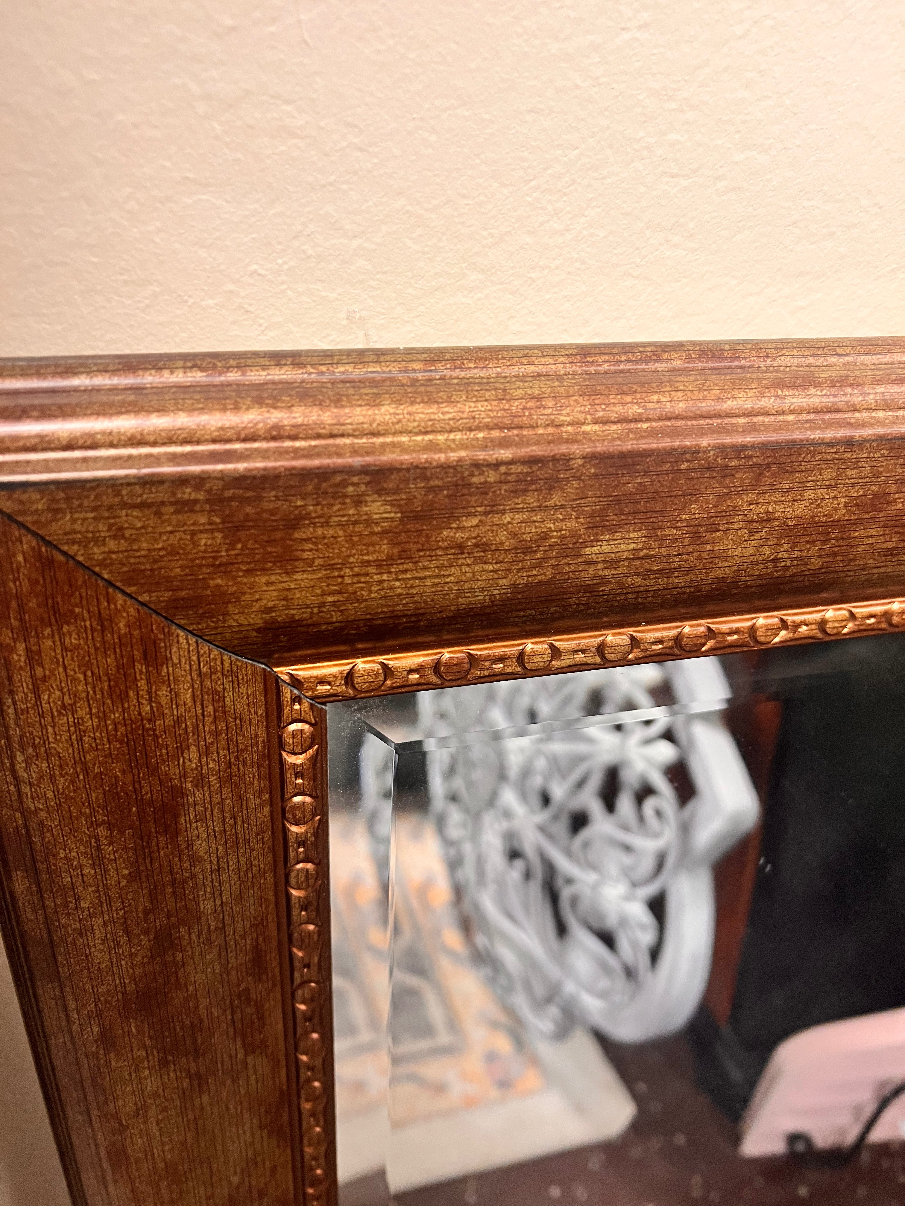Large Brown Mirror