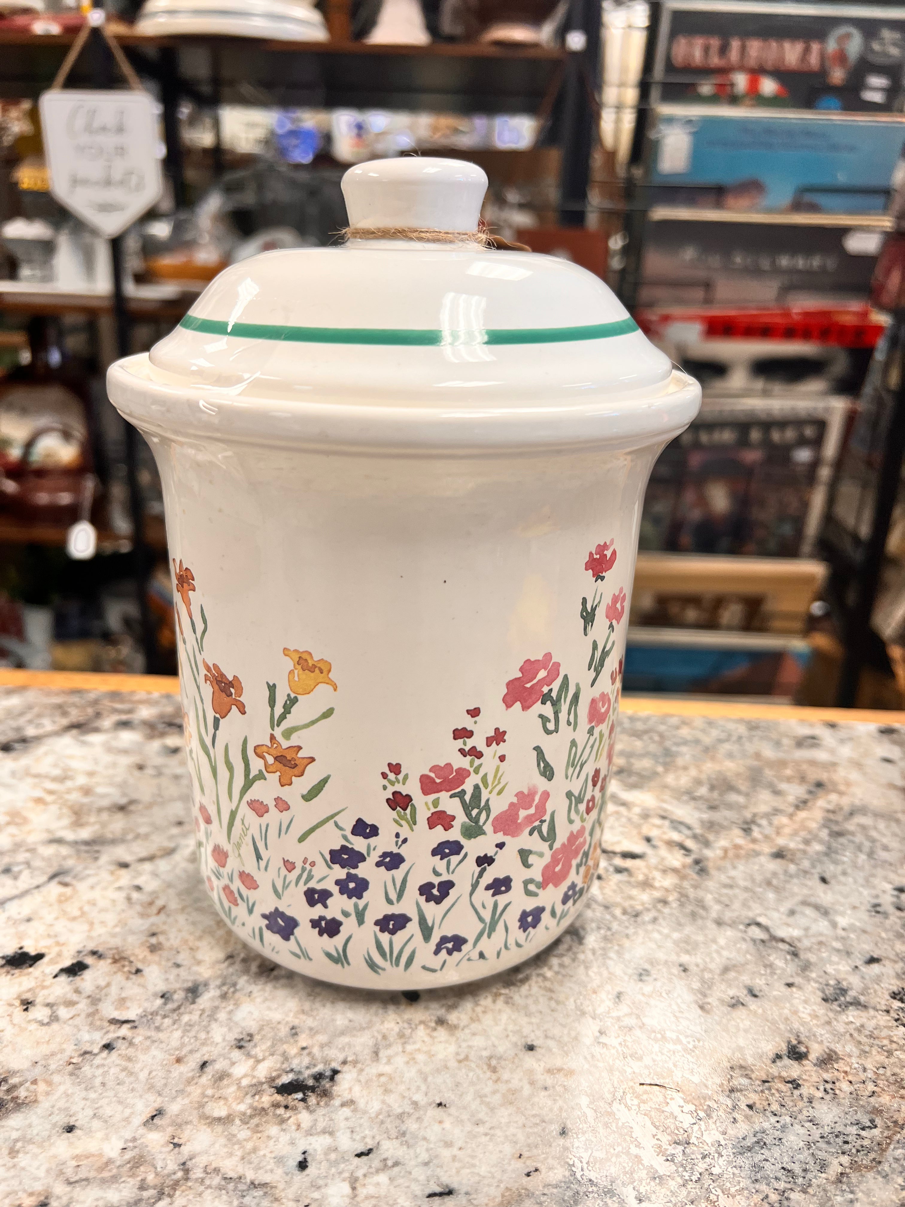 Floral Canister